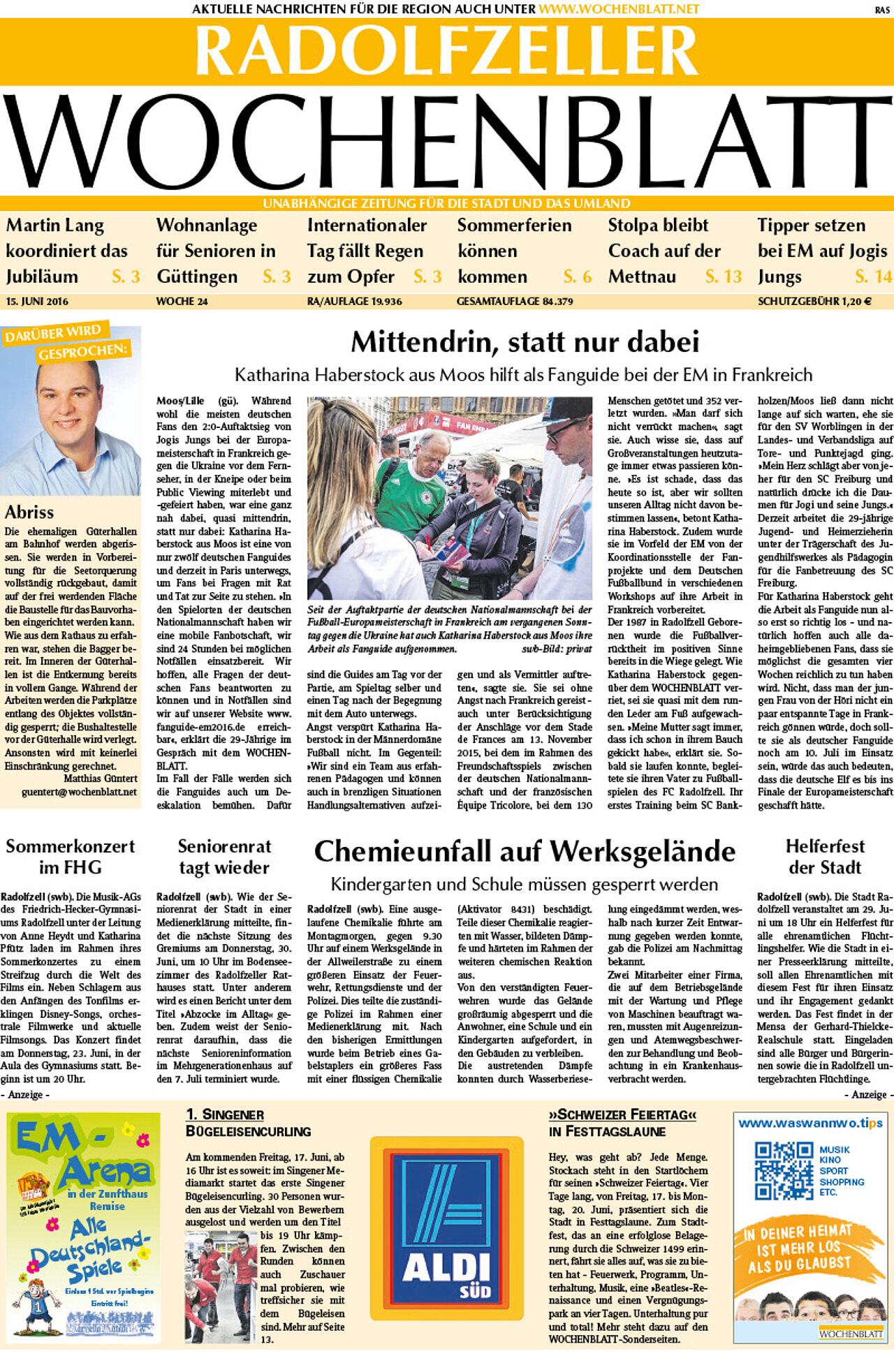 Ausgabe 24 vom 15. Juni 2016