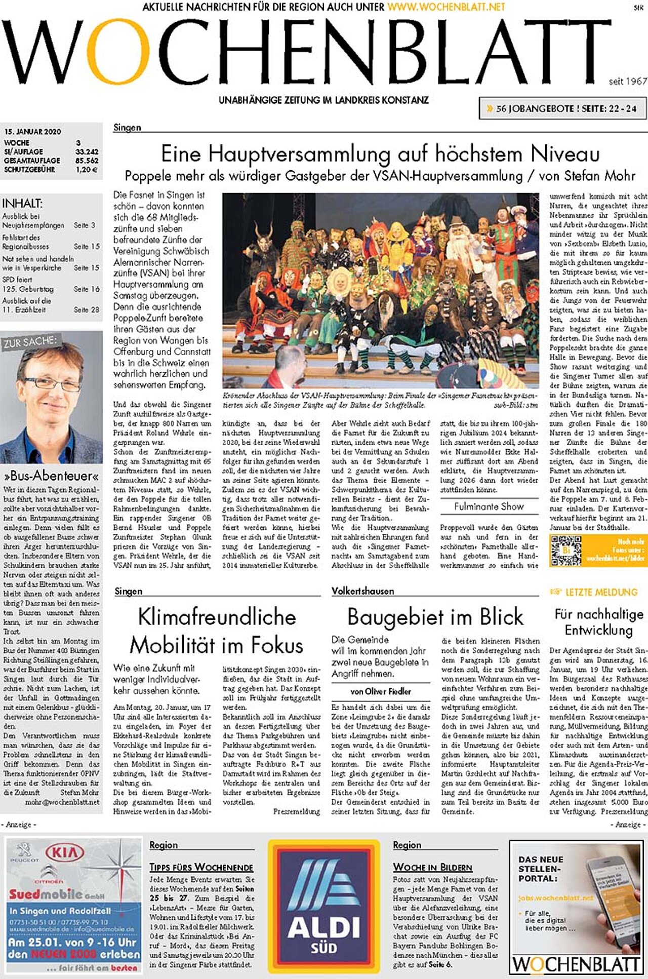 Ausgabe 03 vom 15. Januar 2020