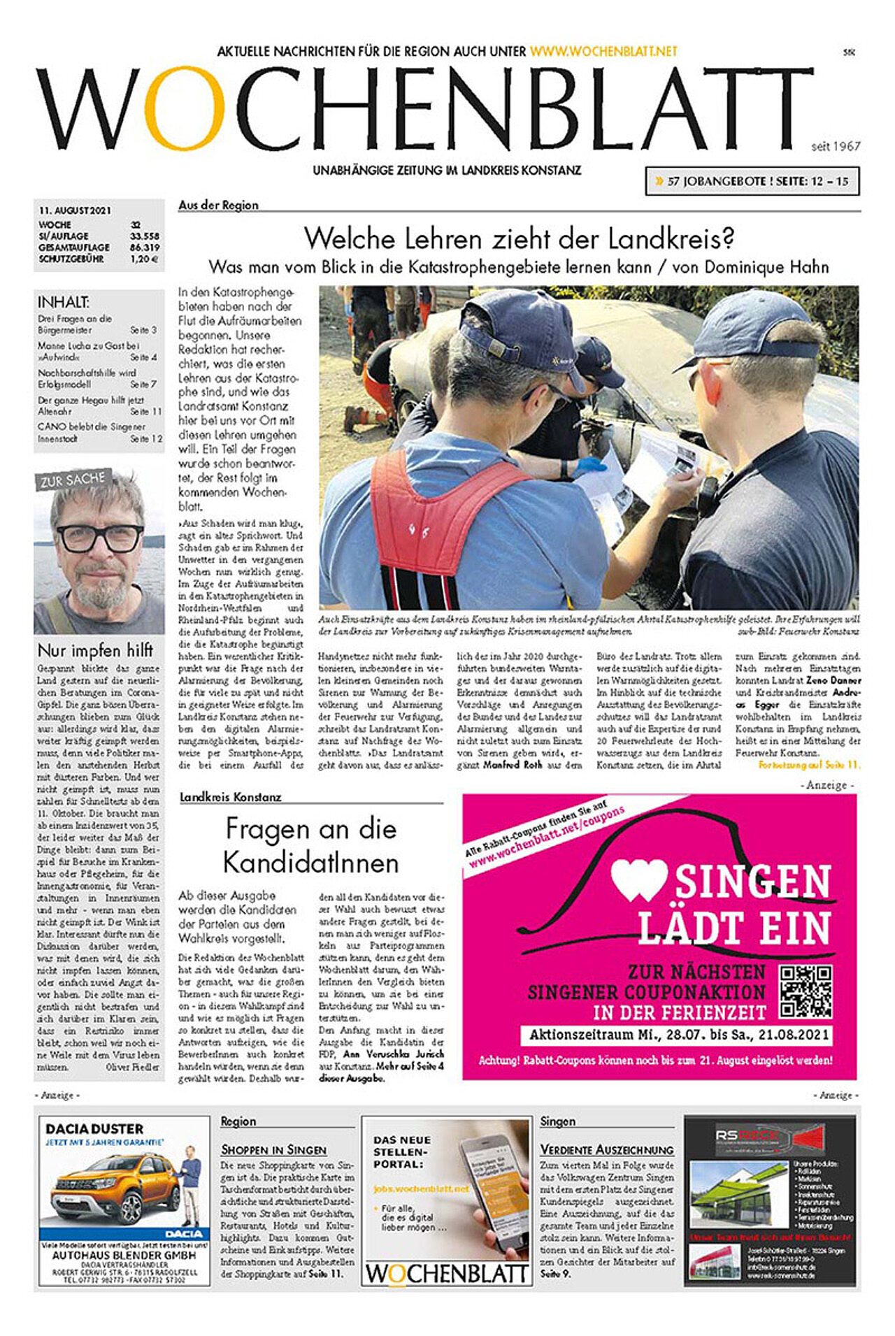 Ausgabe 32 vom 11. August 2021
