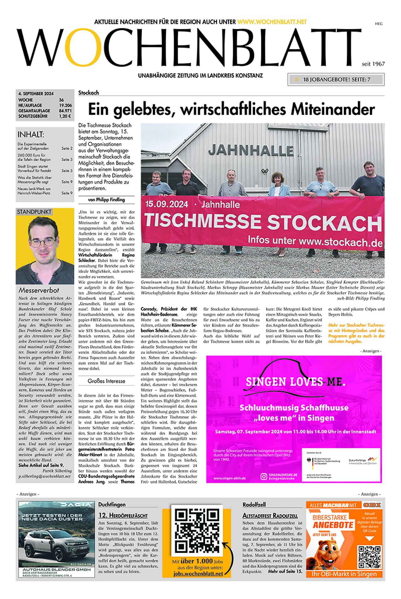 Ausgabe 36 vom 4. September 2024