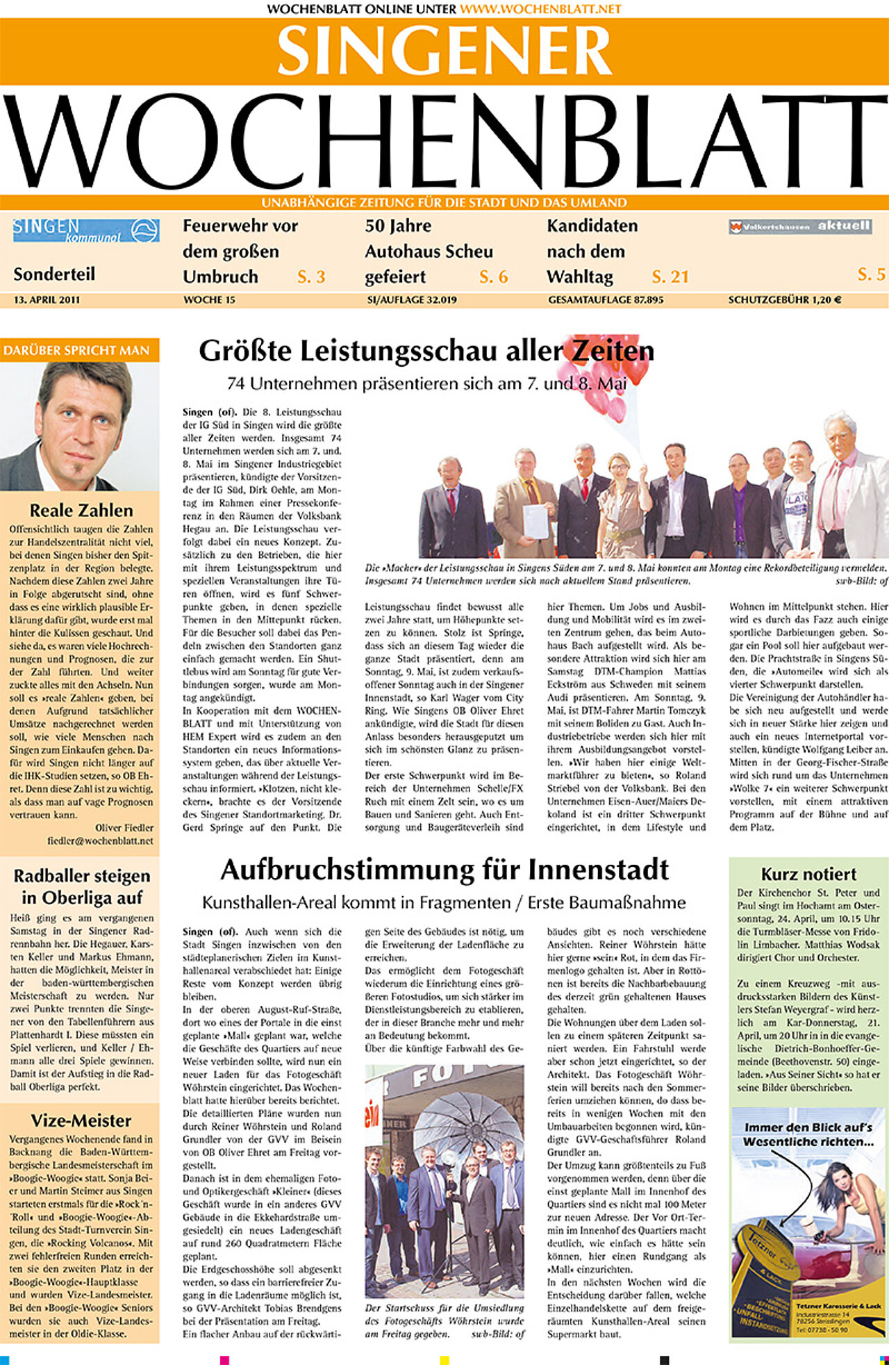 Ausgabe 15 vom 13. April 2011