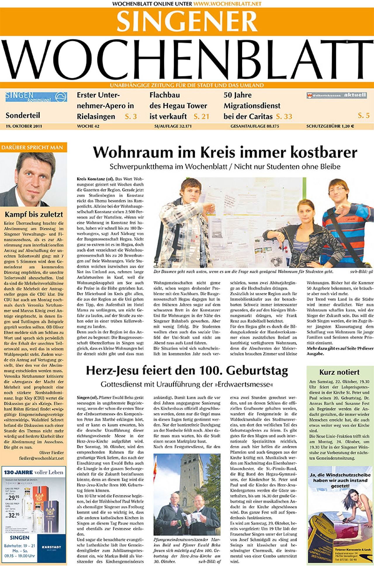 Ausgabe 42 vom 19. Oktober 2011