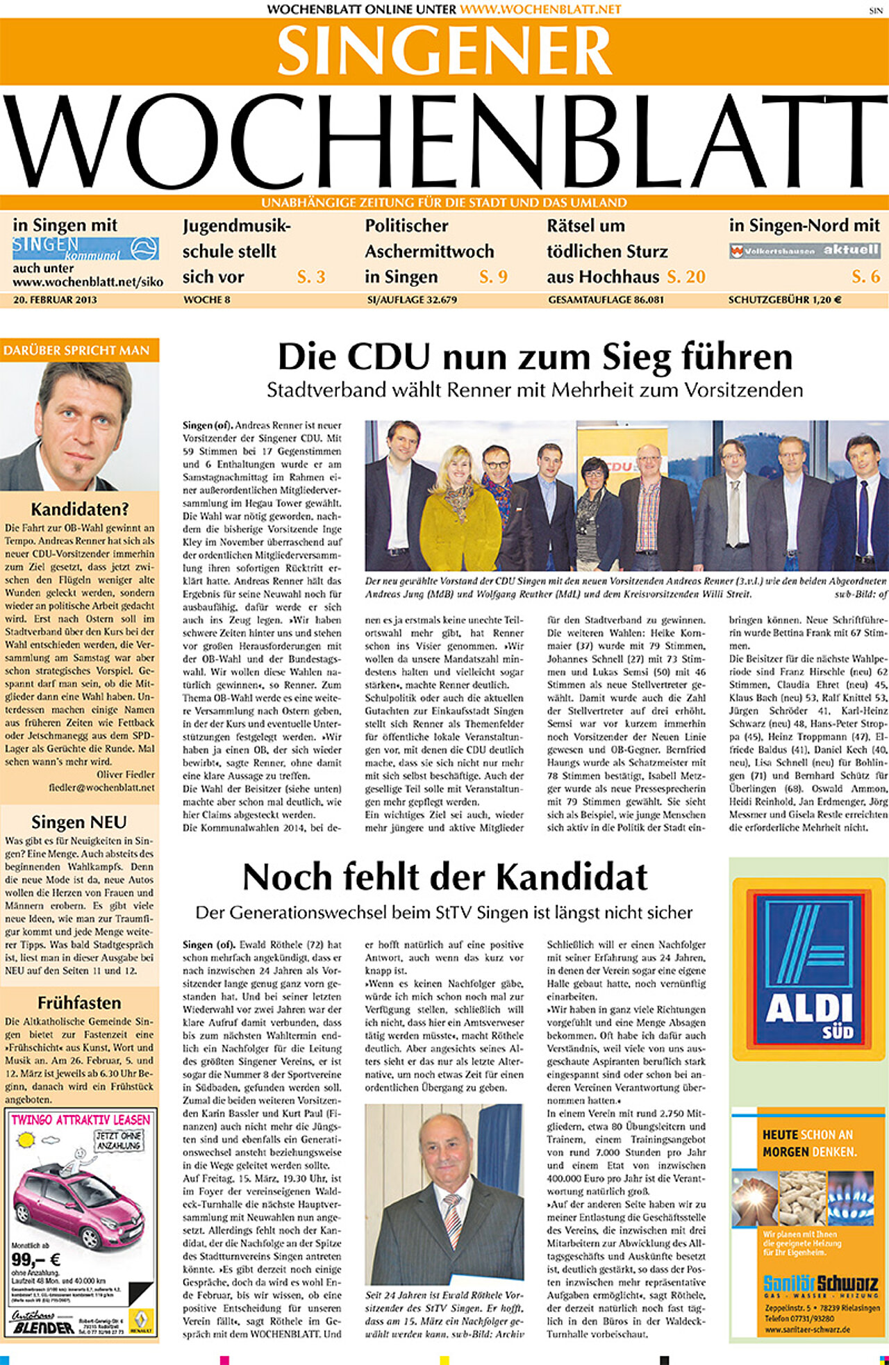 Ausgabe 08 vom 20. Februar 2013