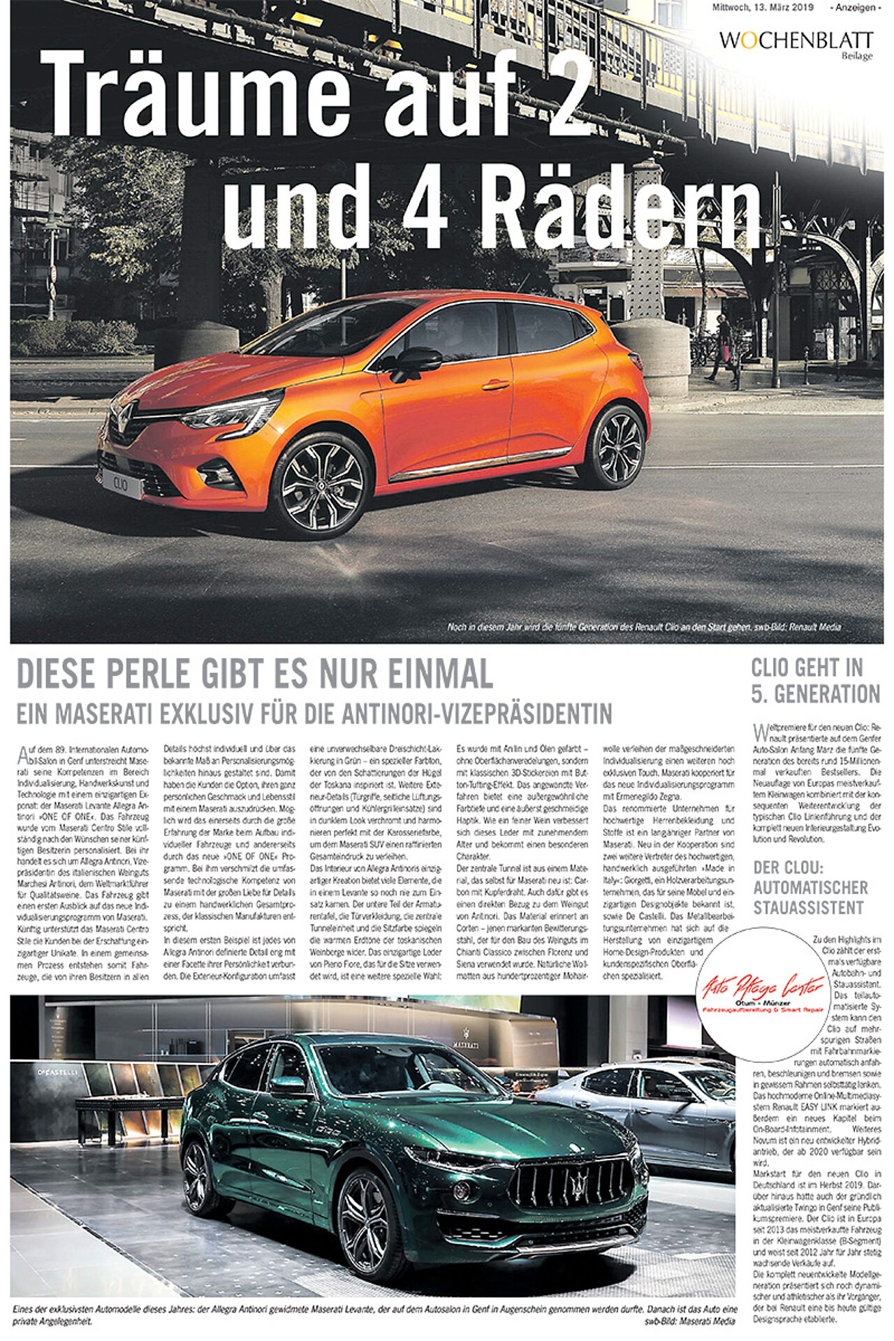 Sonderausgabe vom 13. März