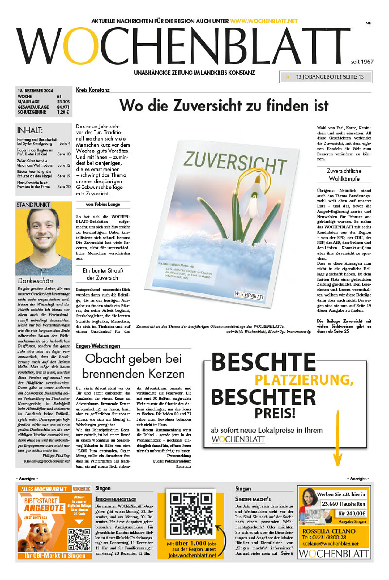 Ausgabe 51 vom 18. Dezember 2024