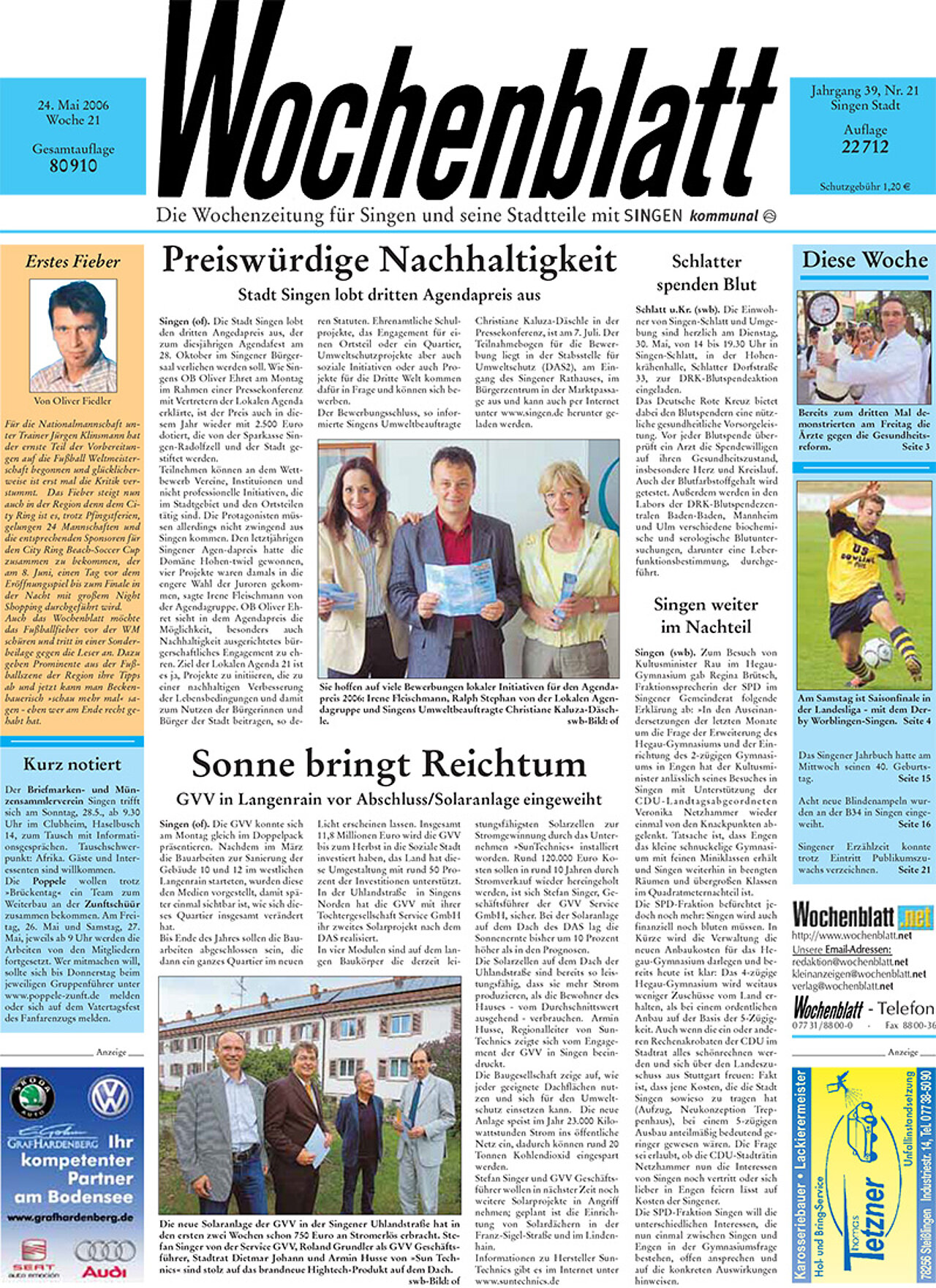Ausgabe 21 vom 24. Mai 2006