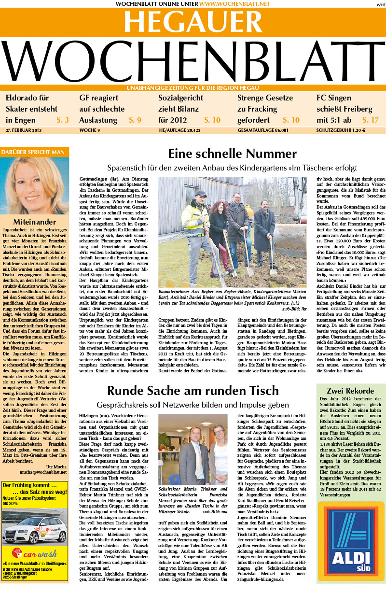 Ausgabe 09 vom 27. Februar 2013