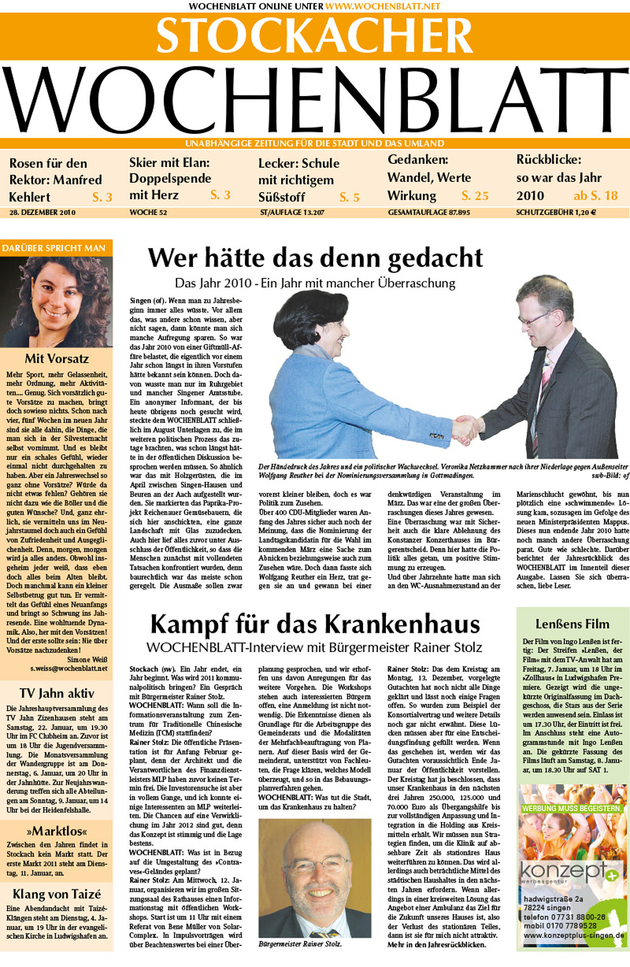 Ausgabe 52 vom 28. Dezember 2010