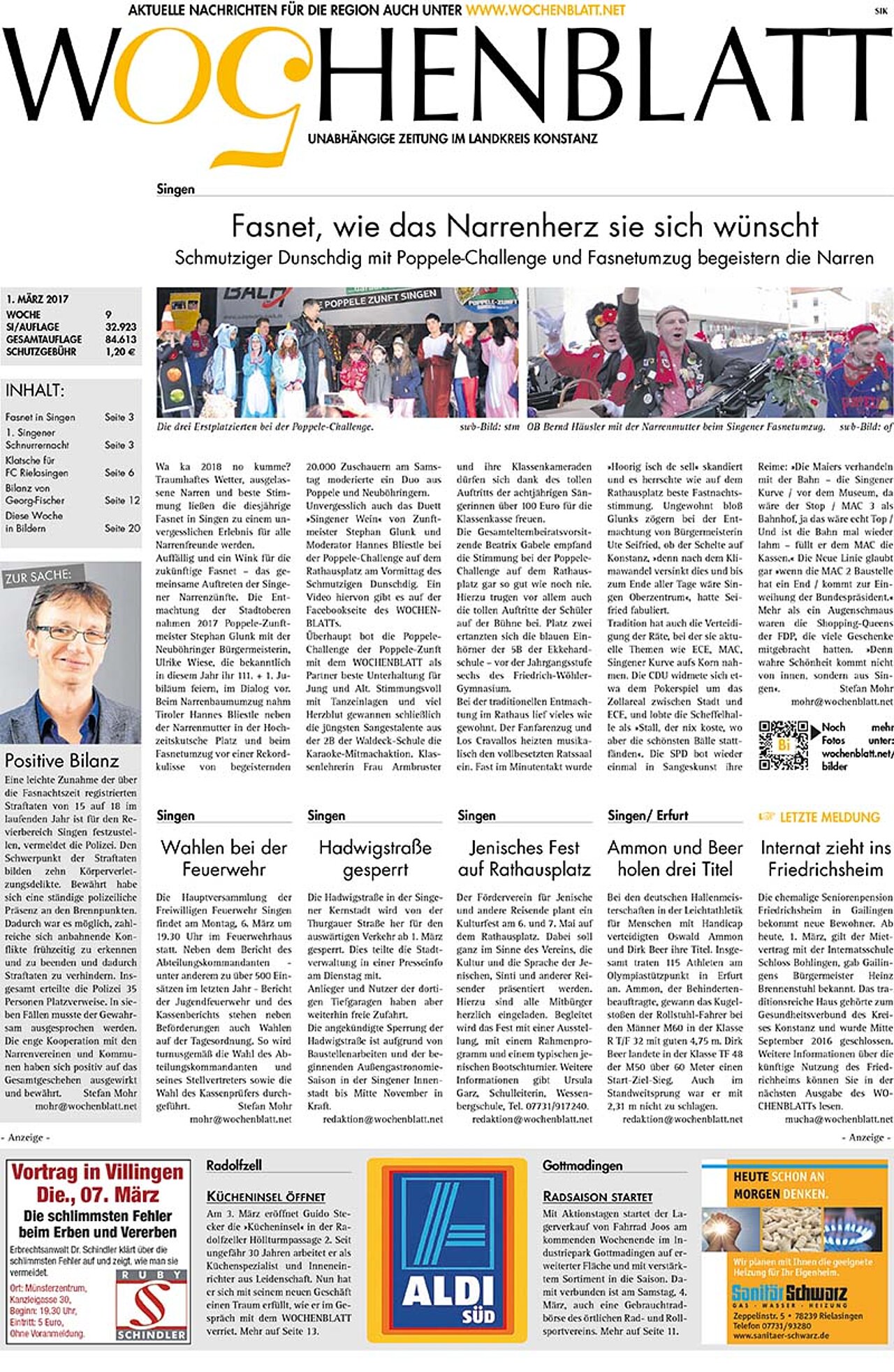 Ausgabe 09 vom 01. März 2017