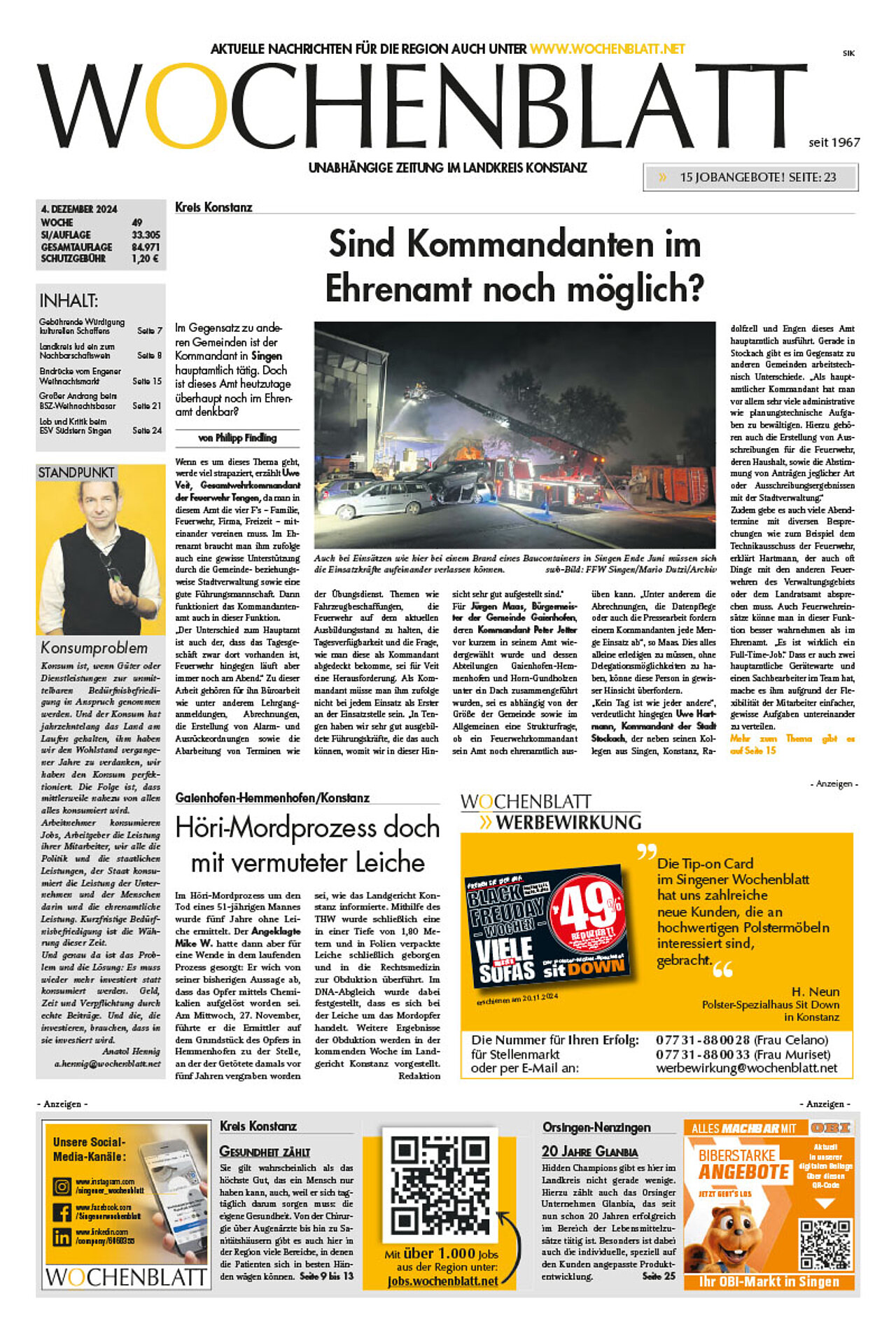 Ausgabe 49 vom 4. Dezember 2024