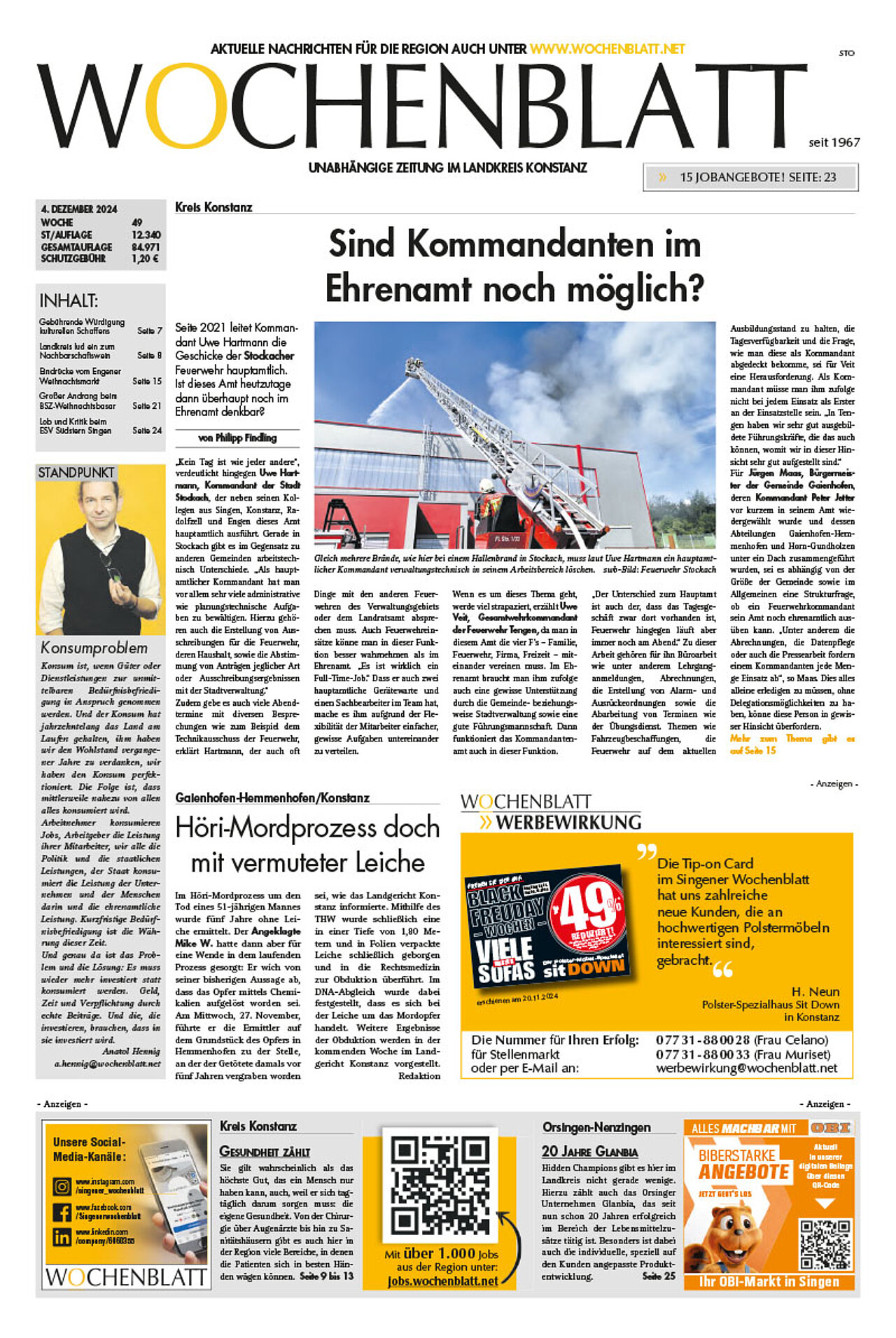 Ausgabe 49 vom 4. Dezember 2024