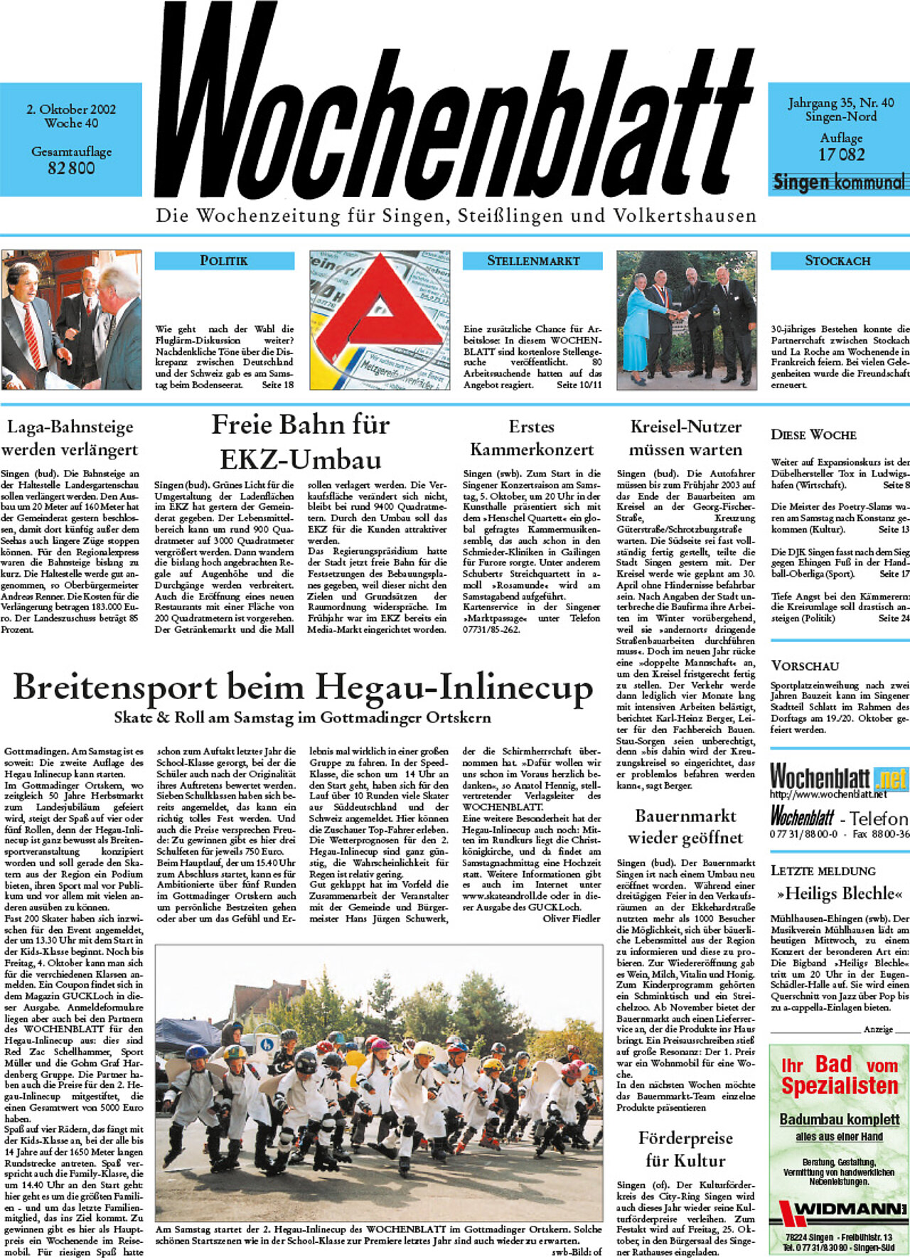 Ausgabe 40 vom 02. Oktober 2002