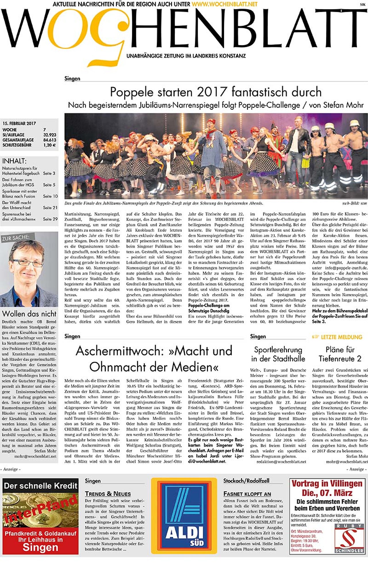 Ausgabe 07 vom 15. Februar 2017