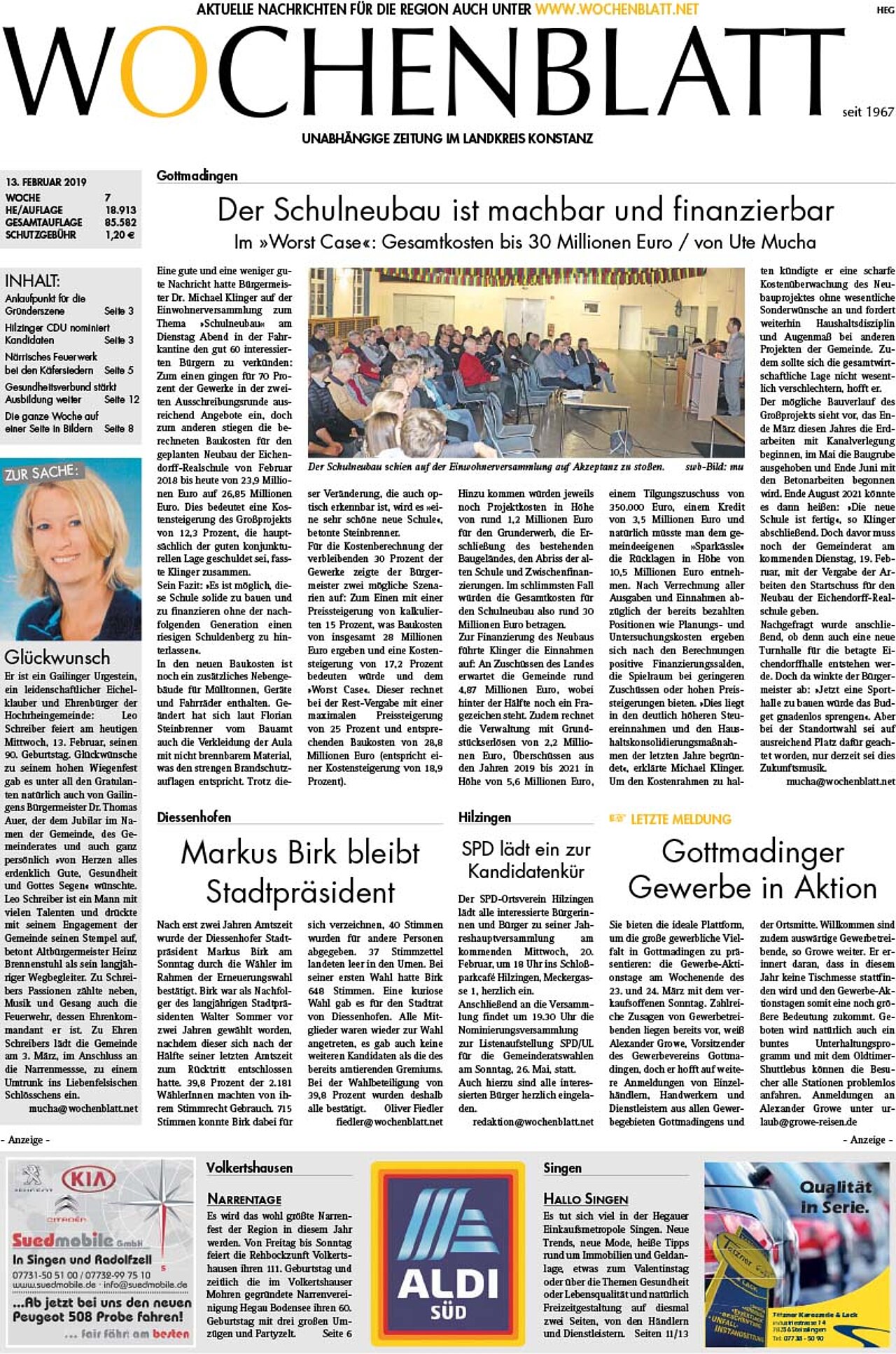Ausgabe 07 vom 13. Februar 2019