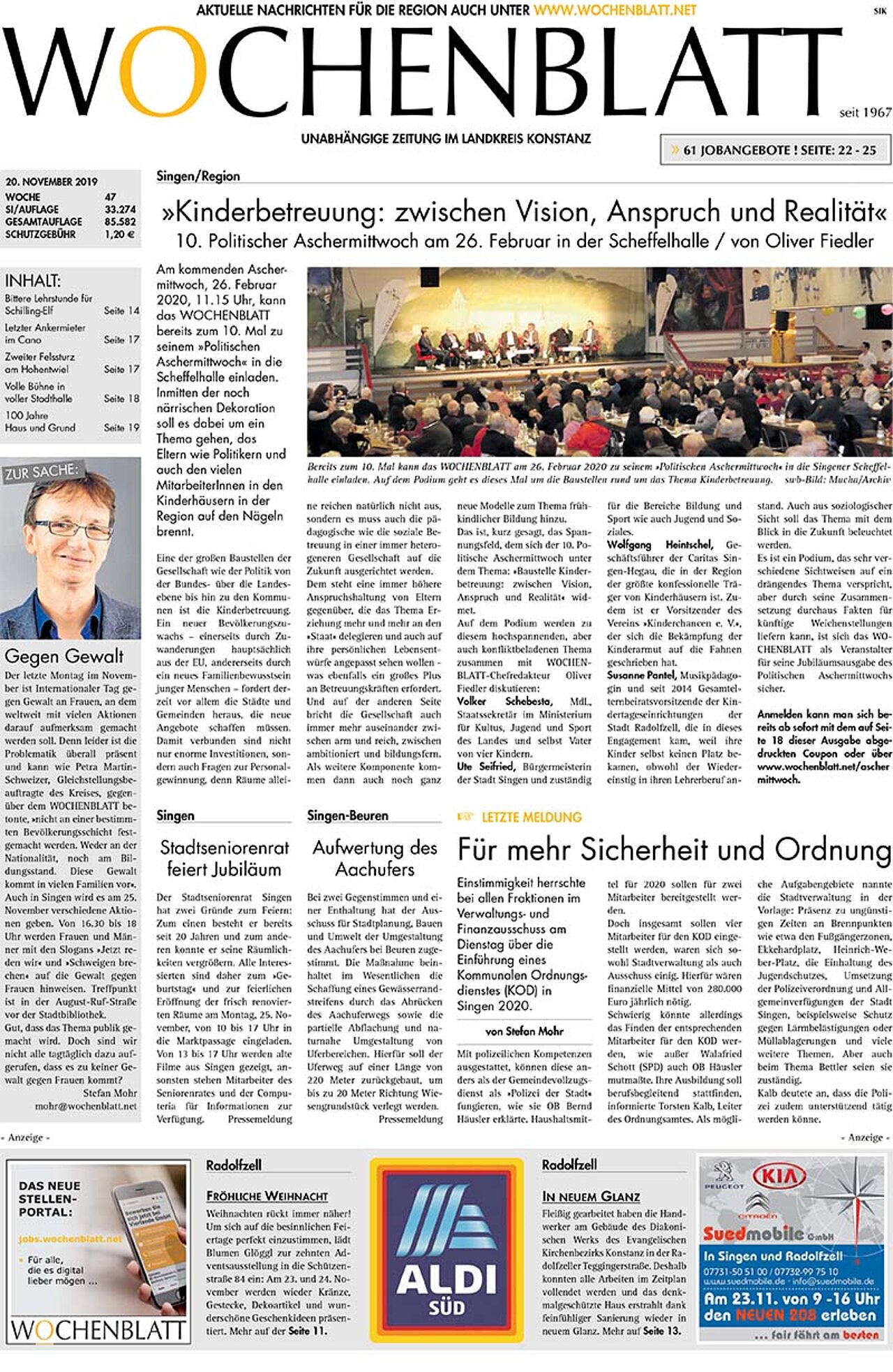 Ausgabe 47 vom 20. November 2019