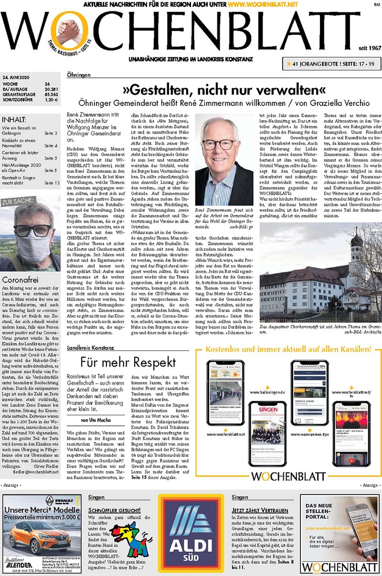 Ausgabe 26 vom 24. Juni 2020