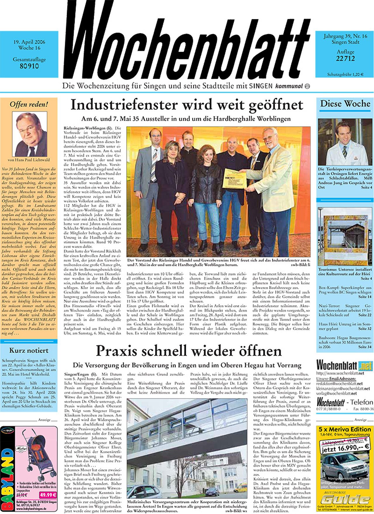 Ausgabe 16 vom 19. April 2006
