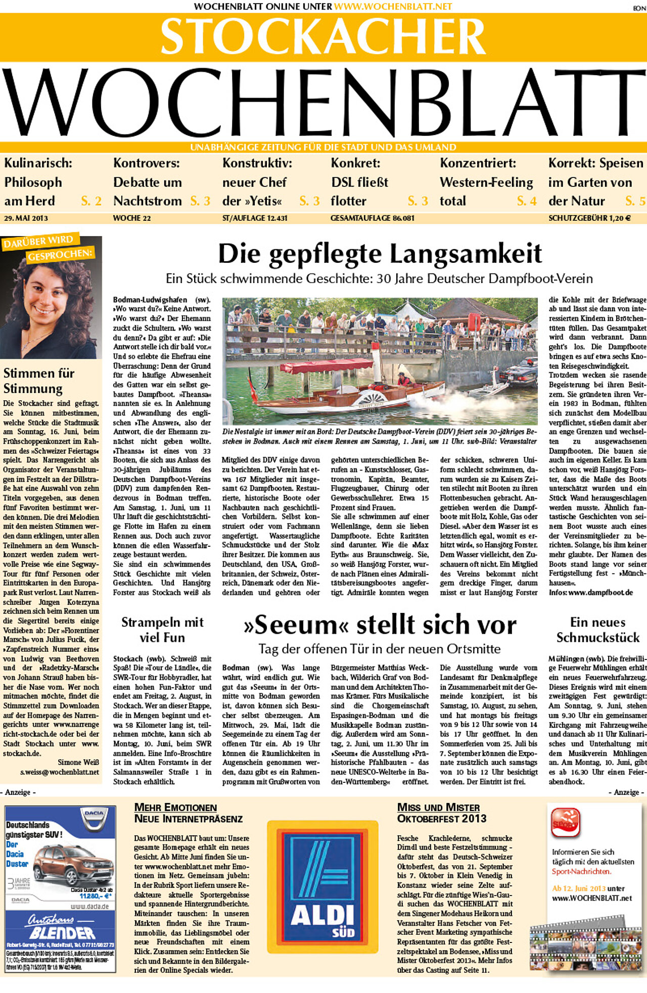 Ausgabe 22 vom 29. Mai 2013