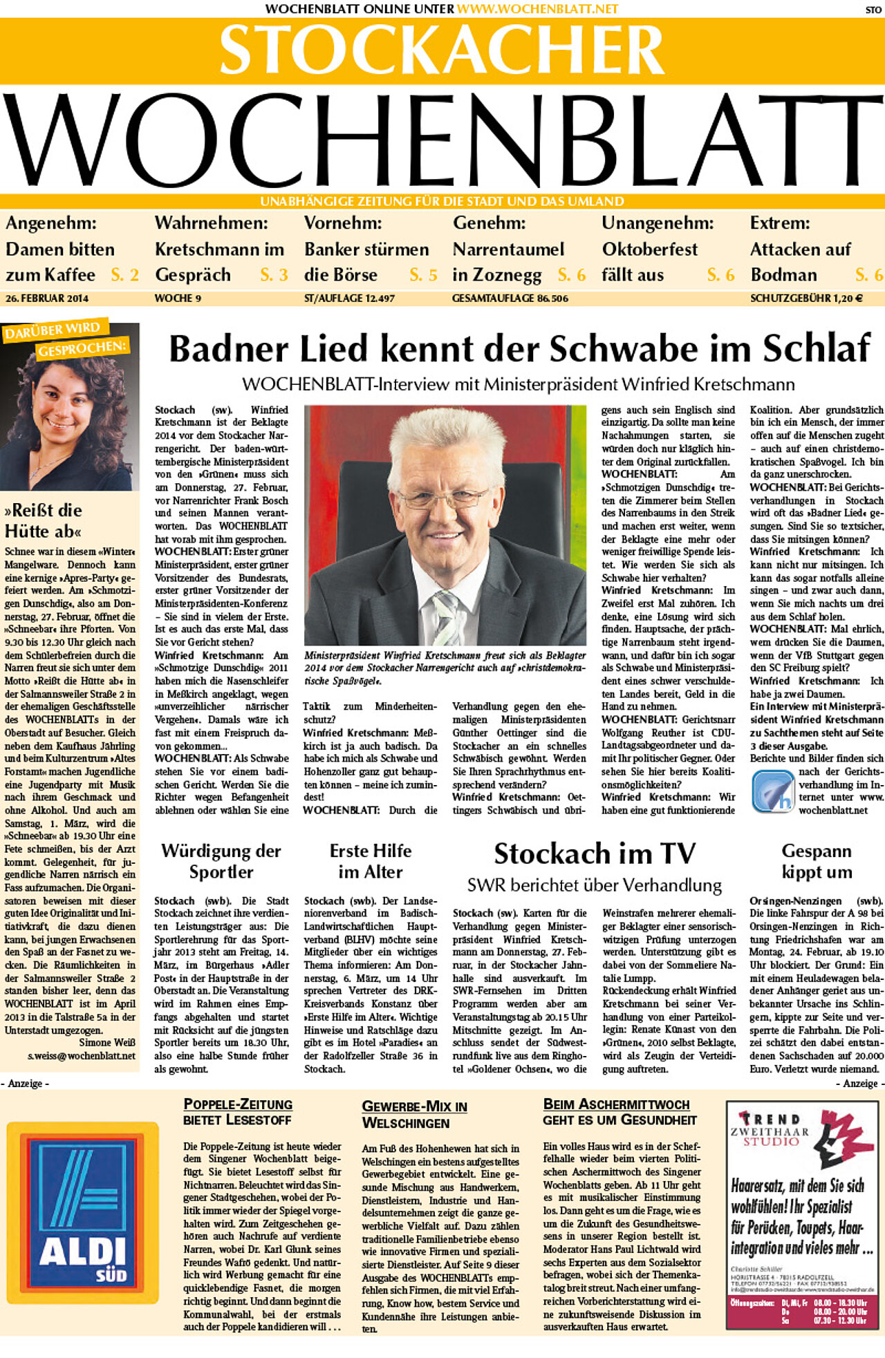 Ausgabe 09 vom 26. Februar 2014