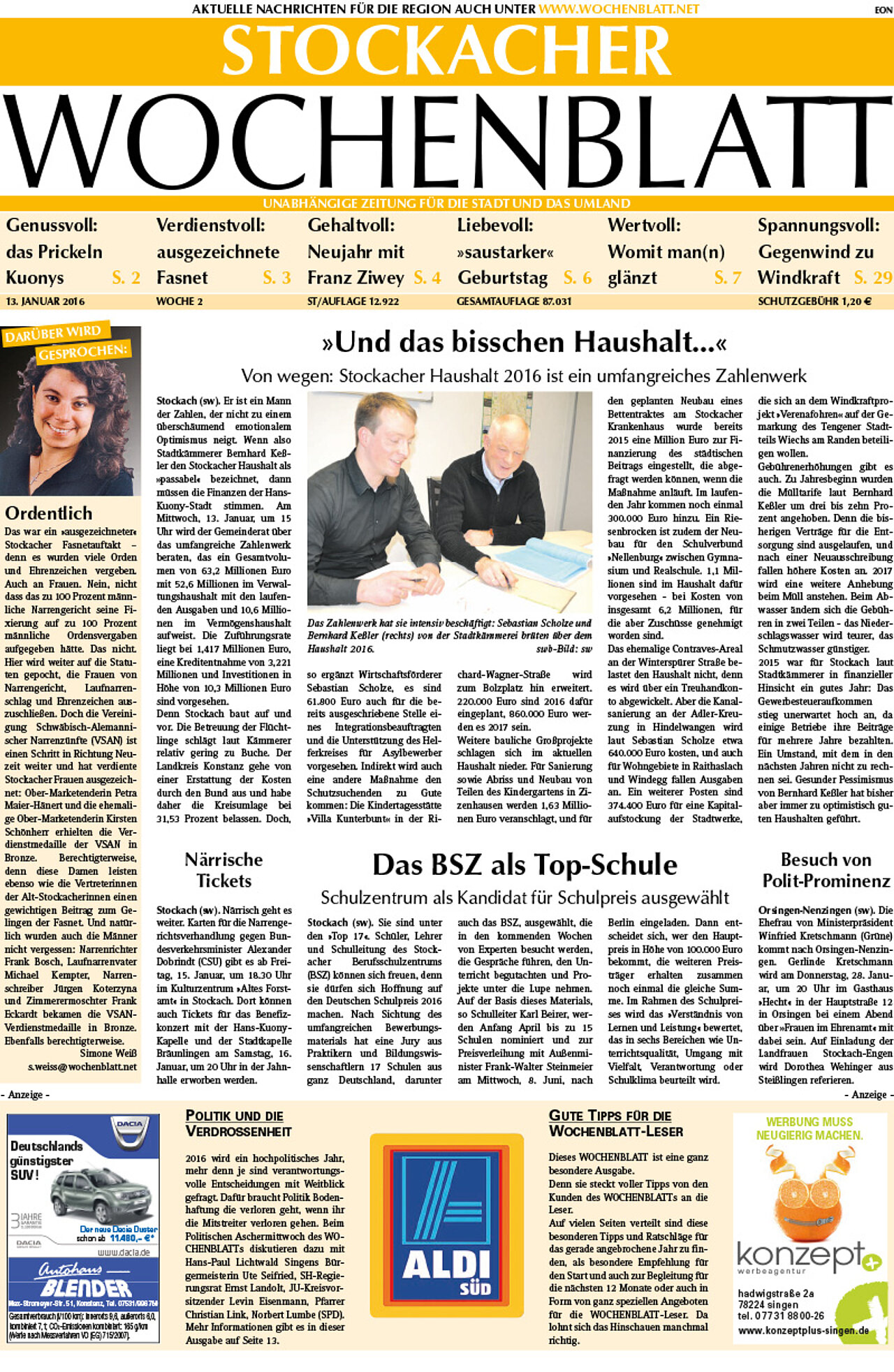 Ausgabe 02 vom 13. Januar 2016