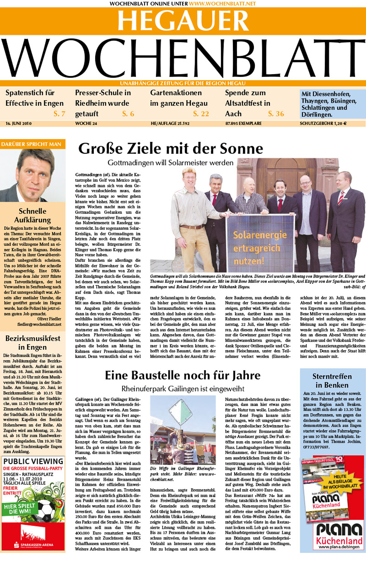 Ausgabe 24 vom 16. Juni 2010