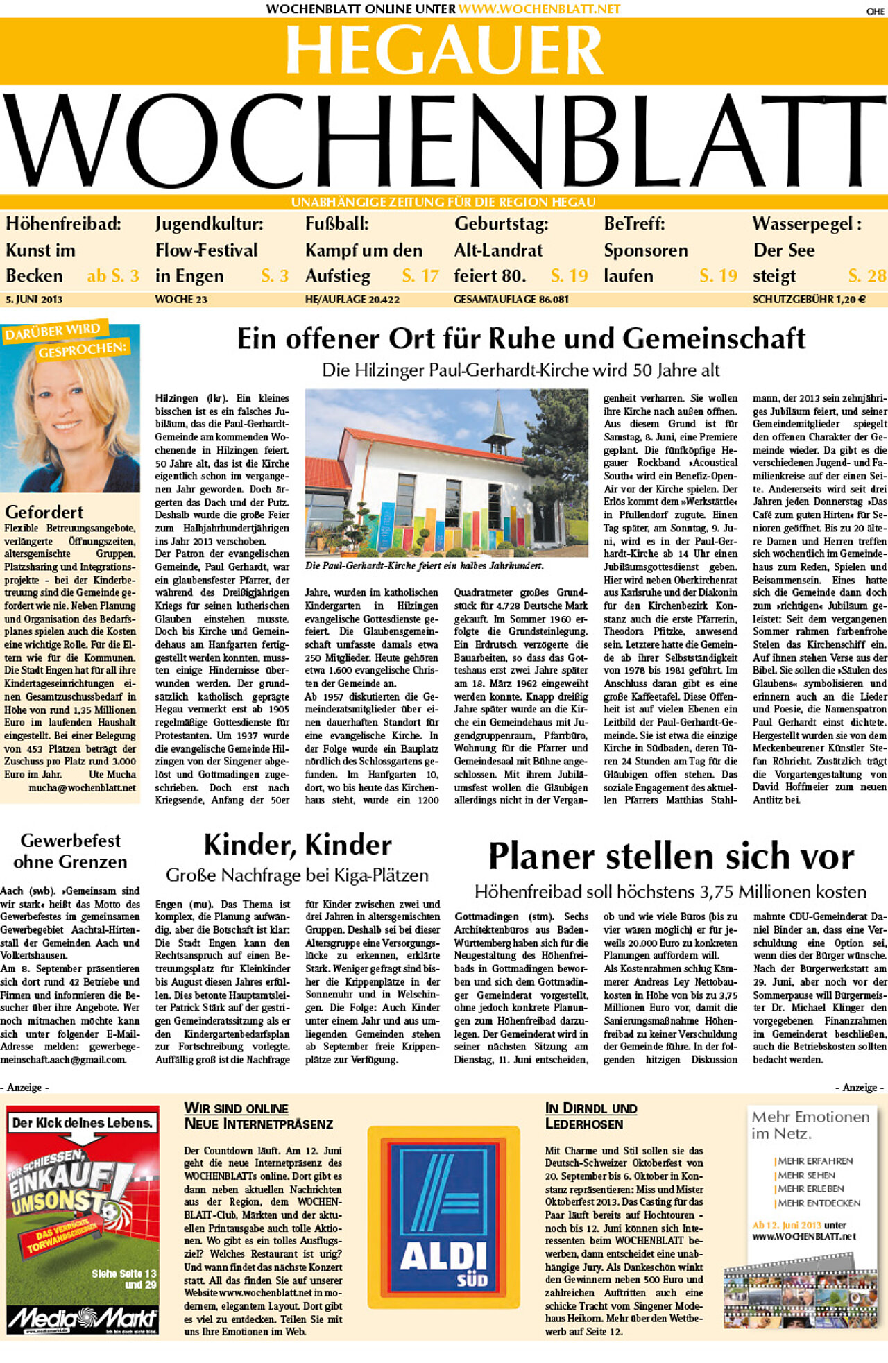 Ausgabe 23 vom 05. Juni 2013