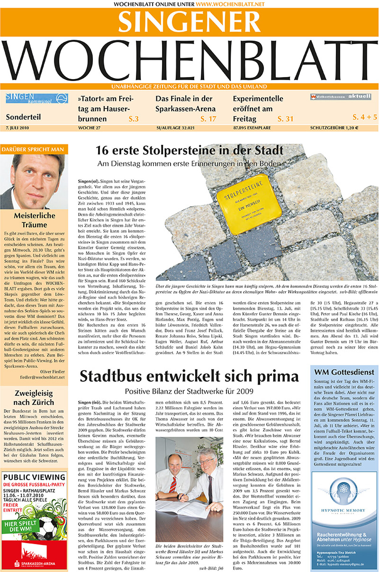 Ausgabe 27 vom 07. Juli 2010