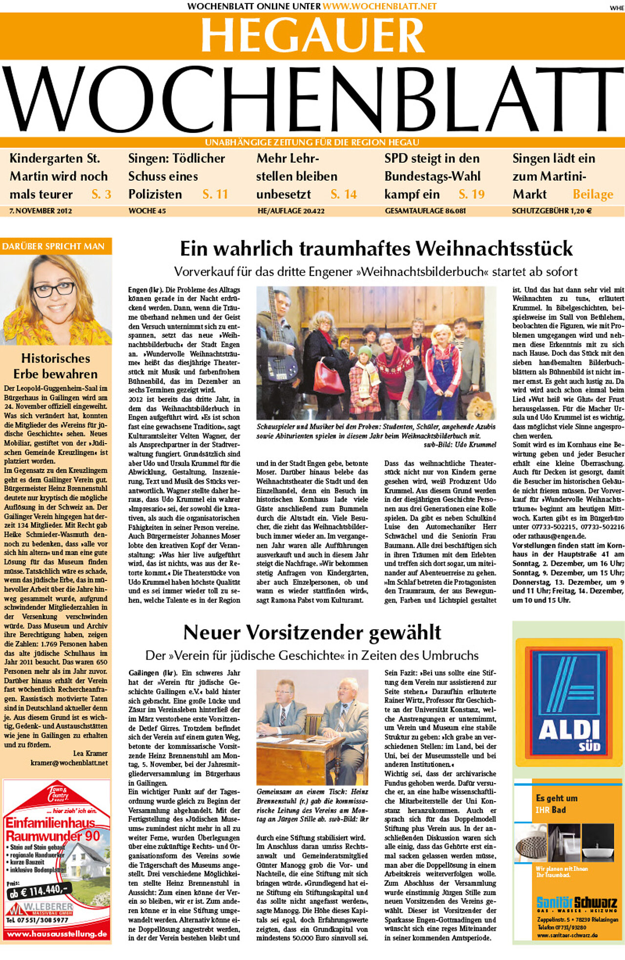 Ausgabe 45 vom 07. November 2012