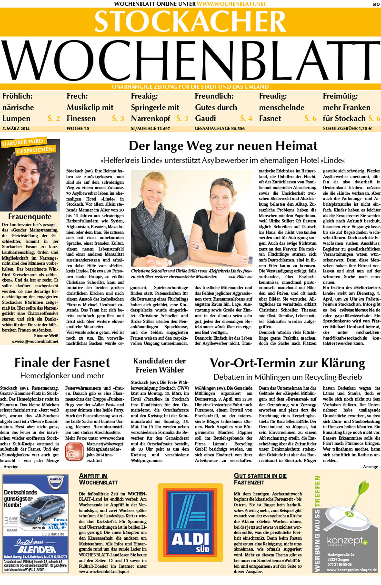 Ausgabe 10 vom 05. März 2014