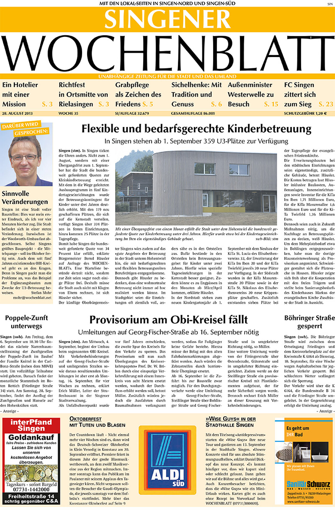Ausgabe 35 vom 28. August 2013