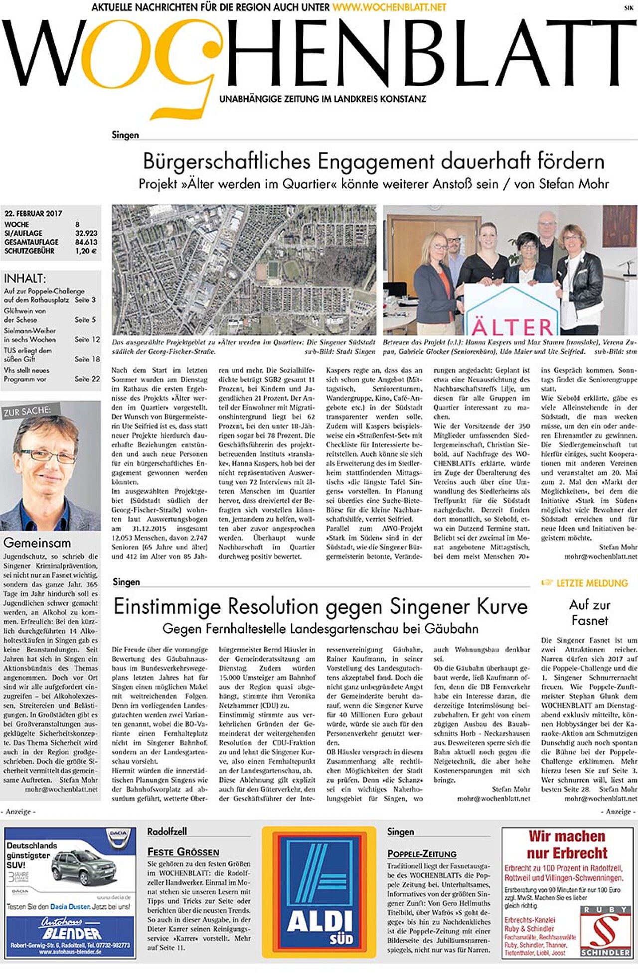 Ausgabe 08 vom 22. Februar 2017
