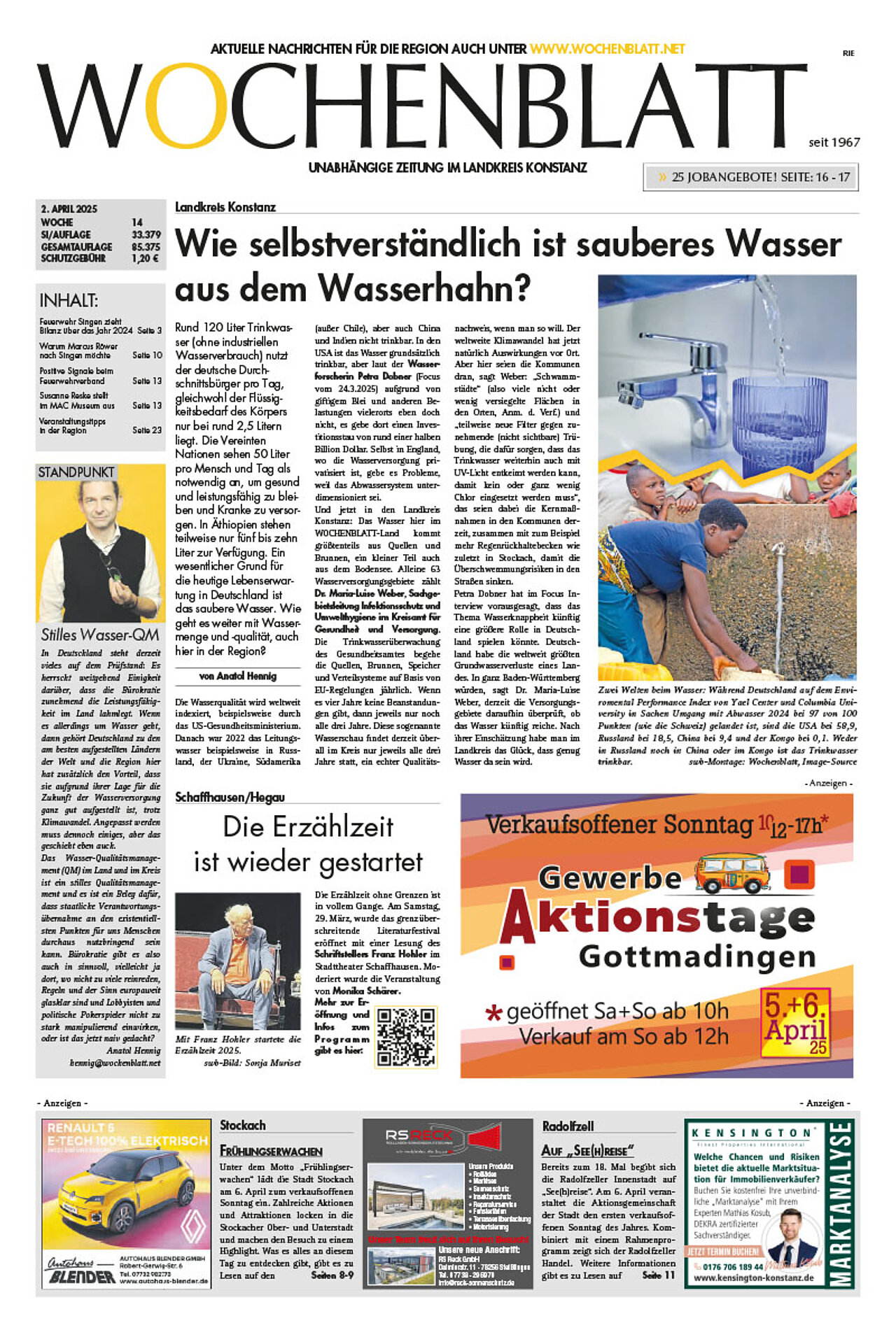 Ausgabe 14 vom 2. April 2025