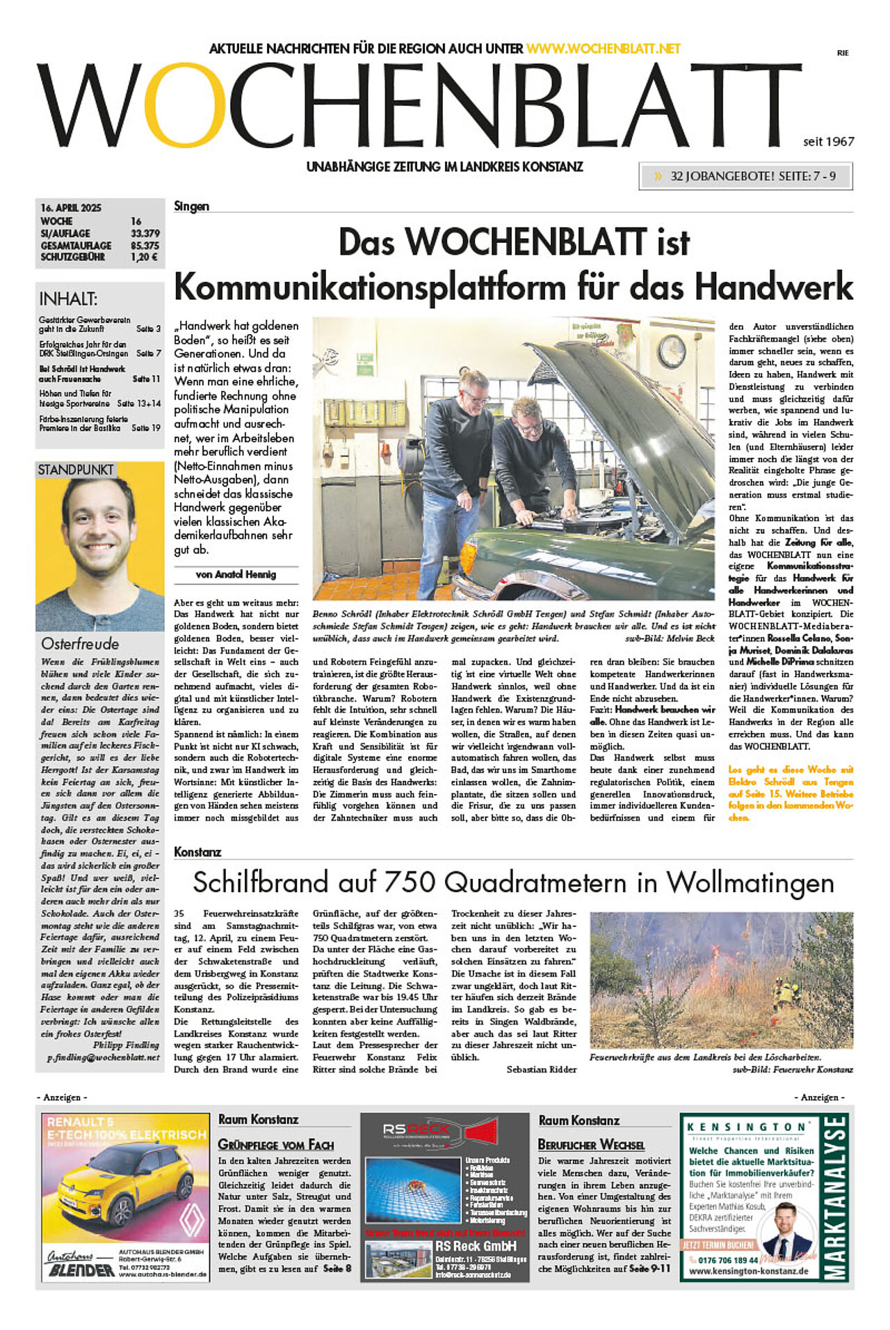 Ausgabe 16 vom 16. April 2025