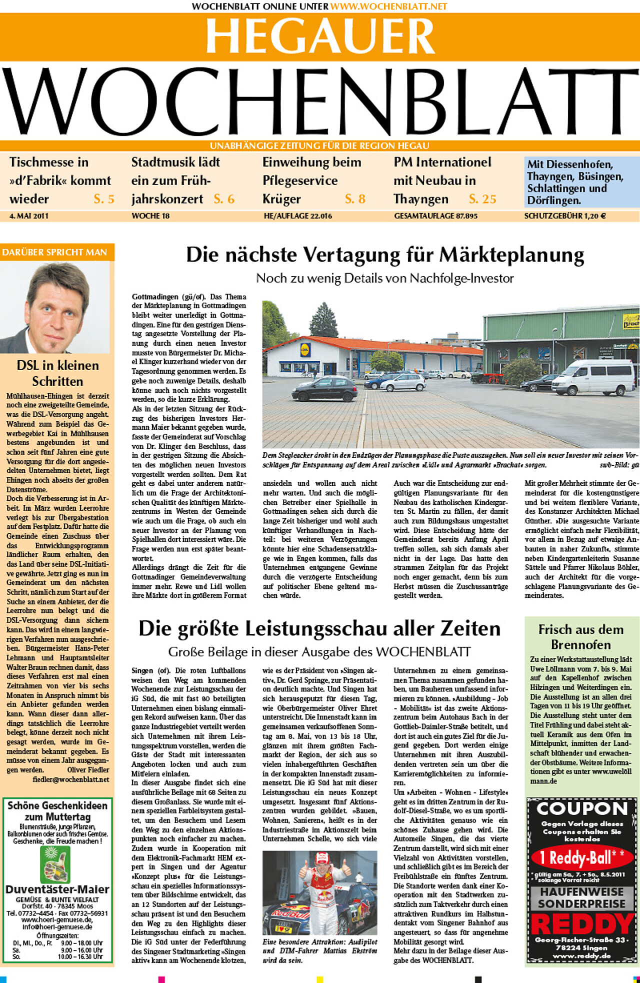 Ausgabe 18 vom 04. Mai 2011