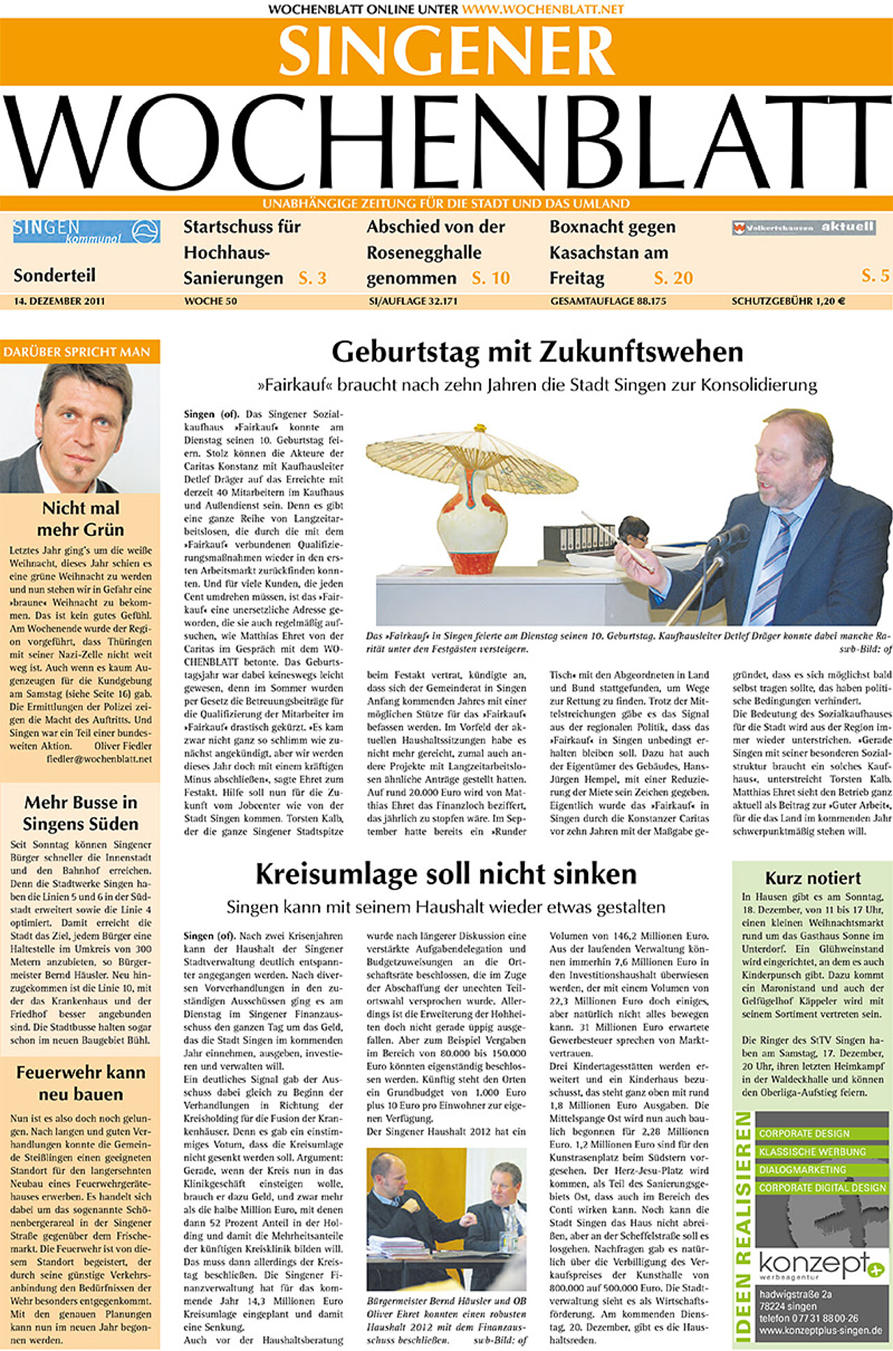 Ausgabe 50 vom 14. Dezember 2011