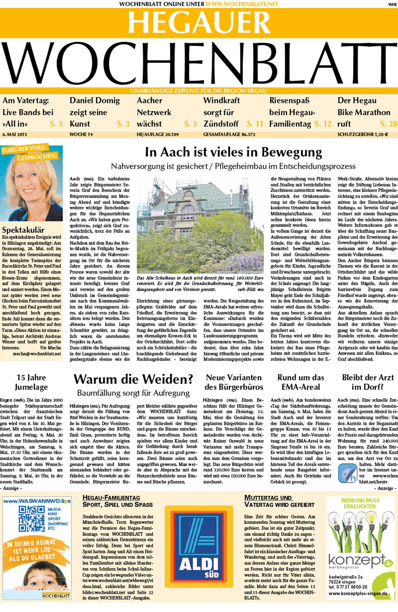 Ausgabe 19 vom 06. Mai 2015