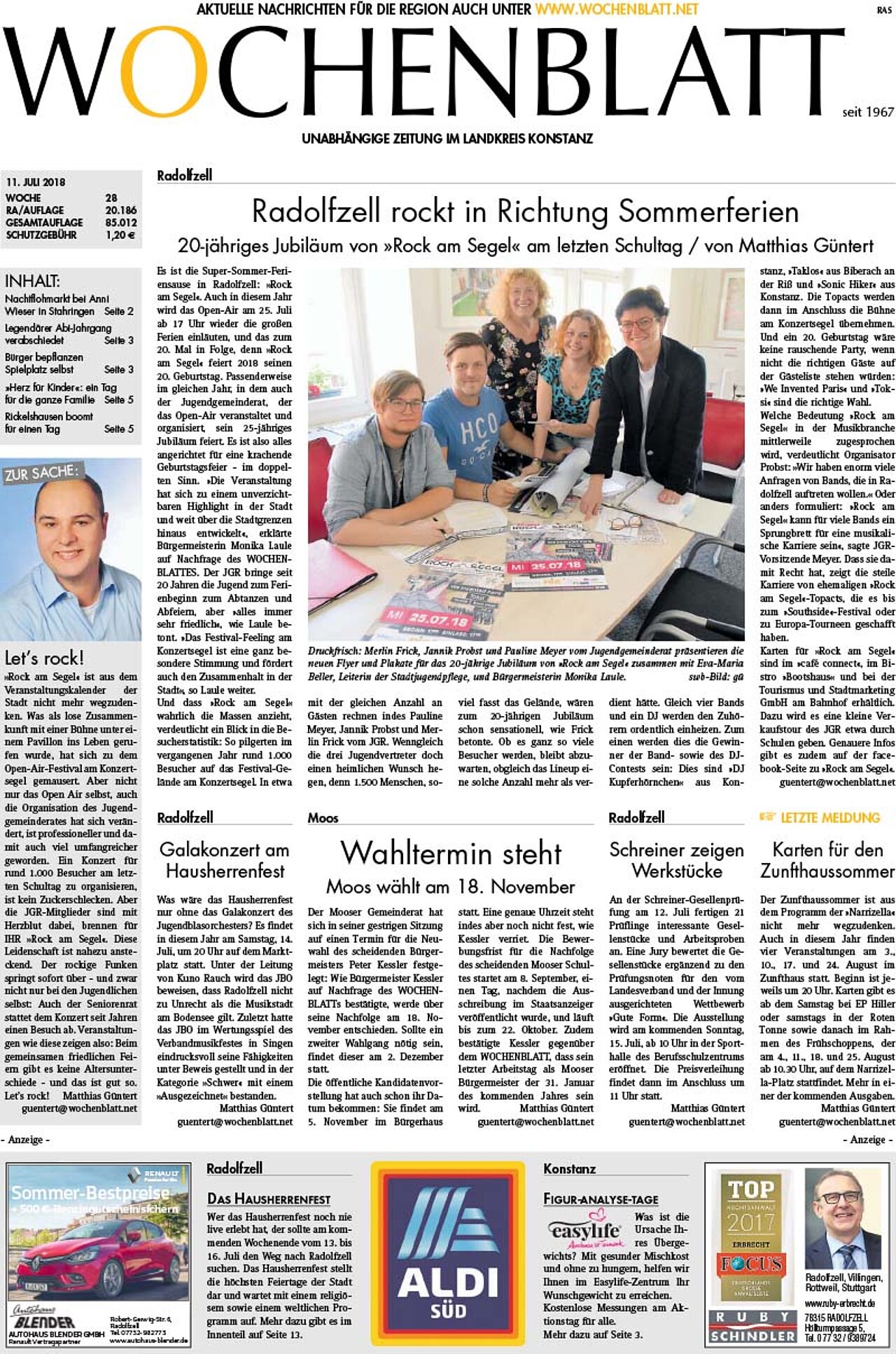Ausgabe 28 vom 11. Juli 2018