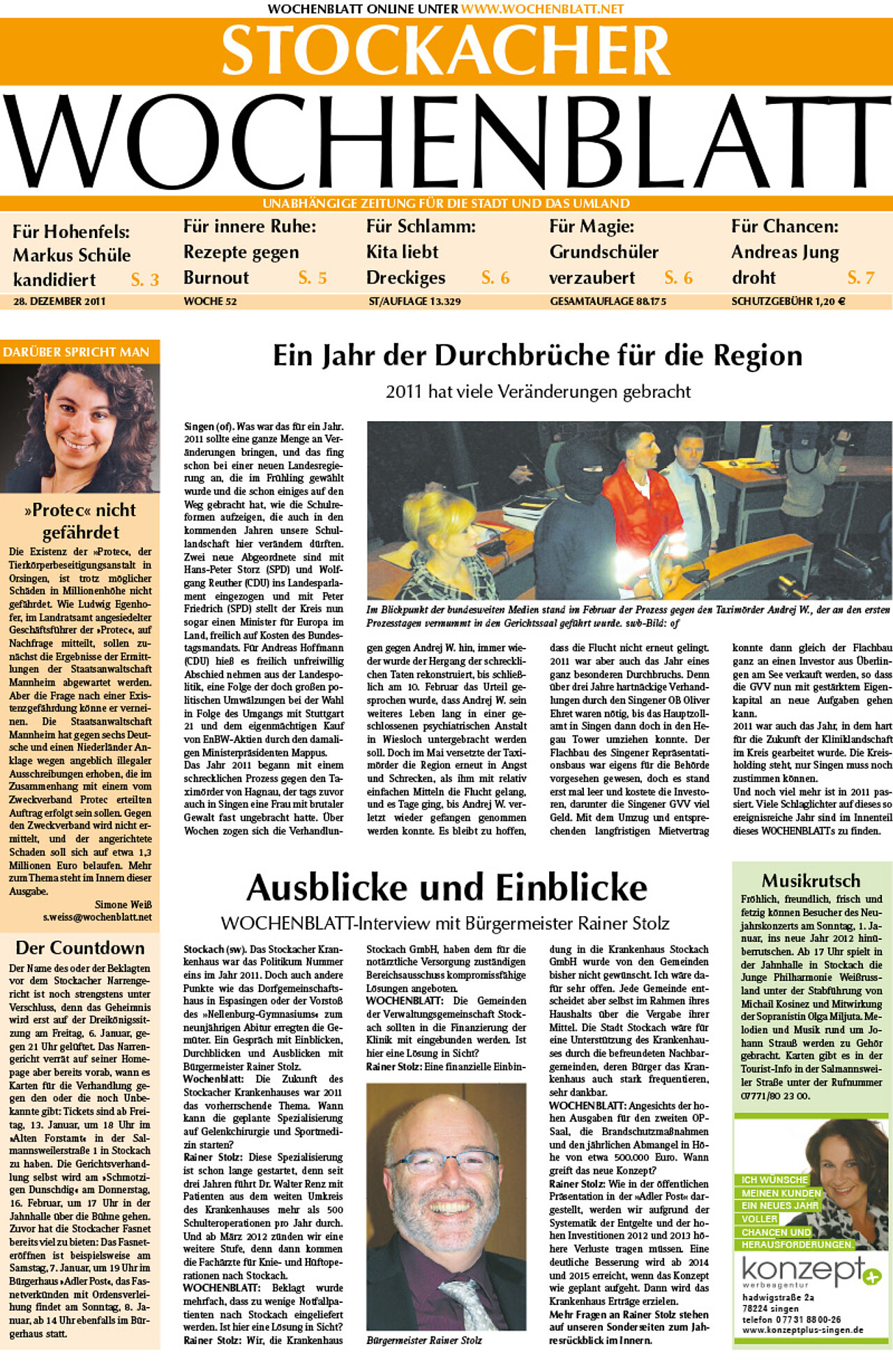 Ausgabe 52 vom 28. Dezember 2011