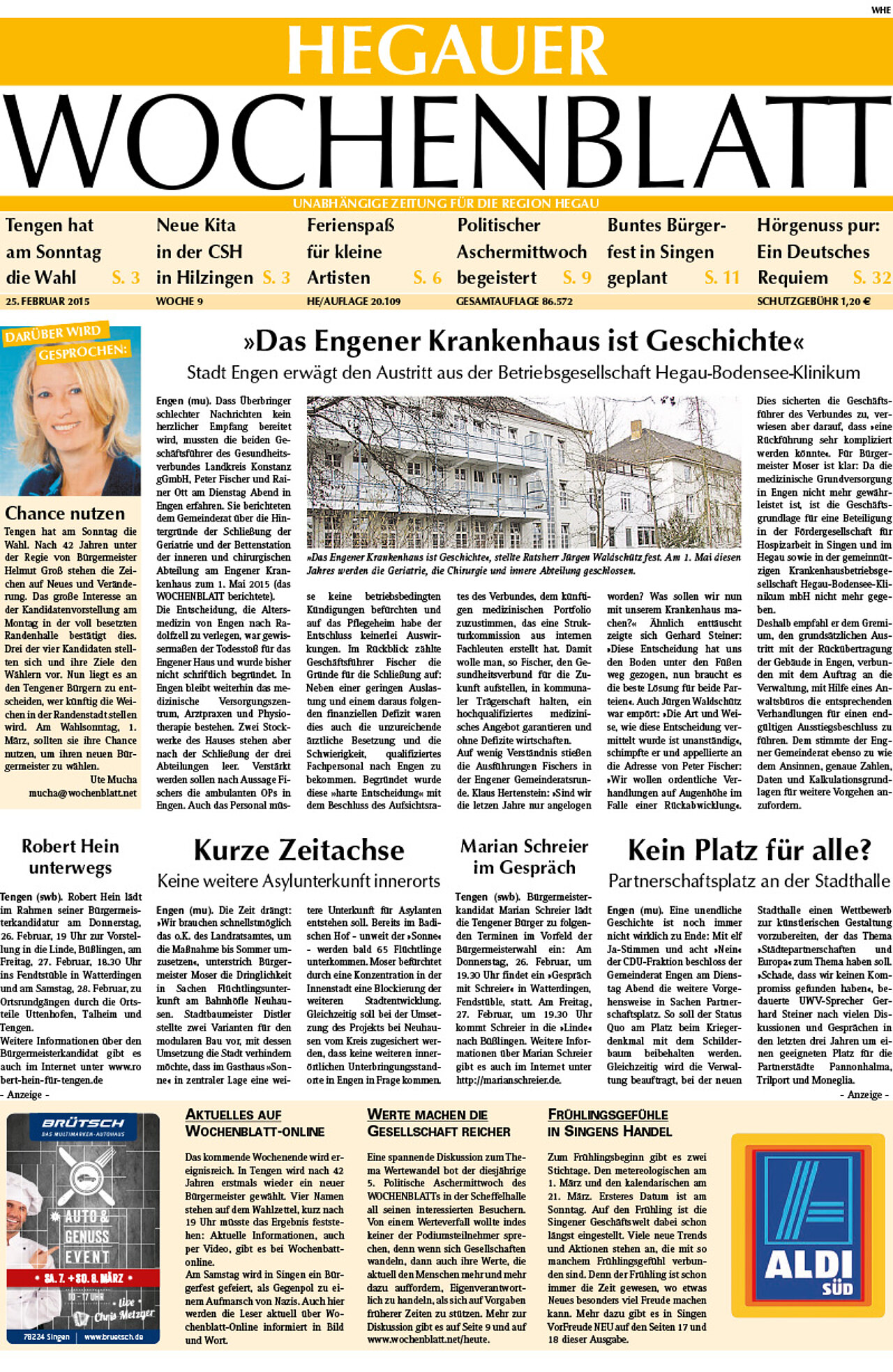 Ausgabe 09 vom 25. Februar 2015