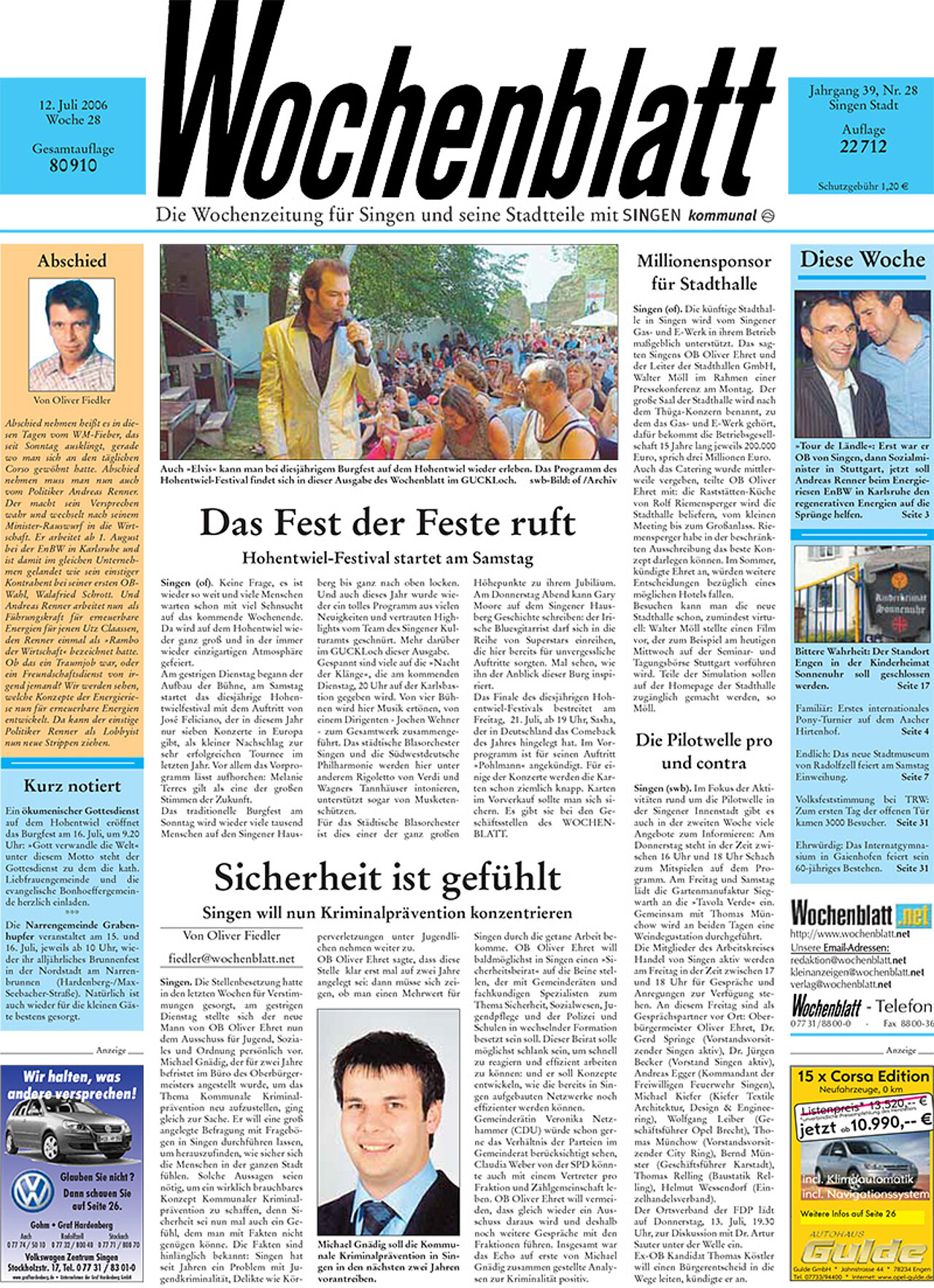 Ausgabe 28 vom 12. Juli 2006