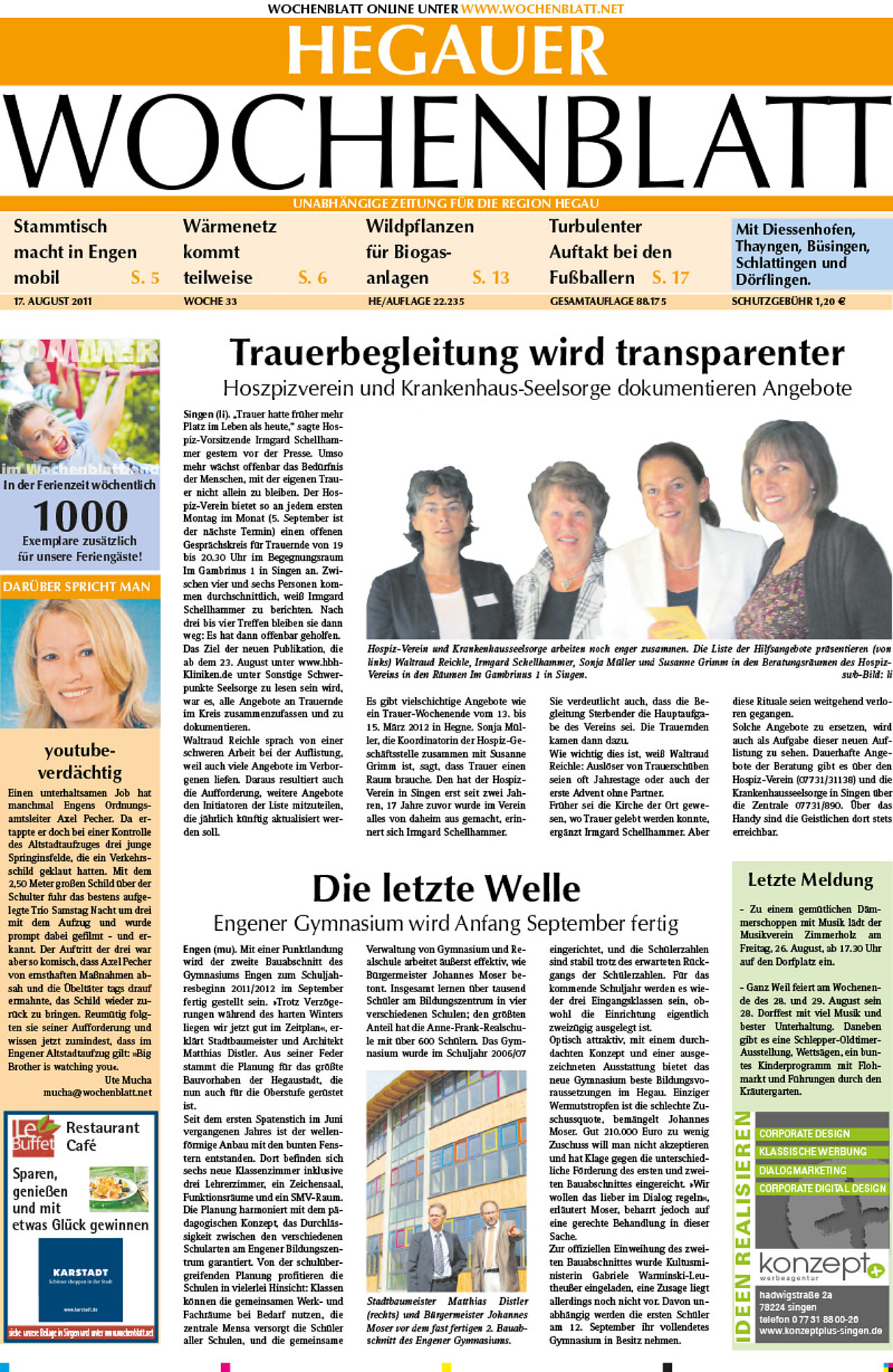 Ausgabe 33 vom 17. August 2011