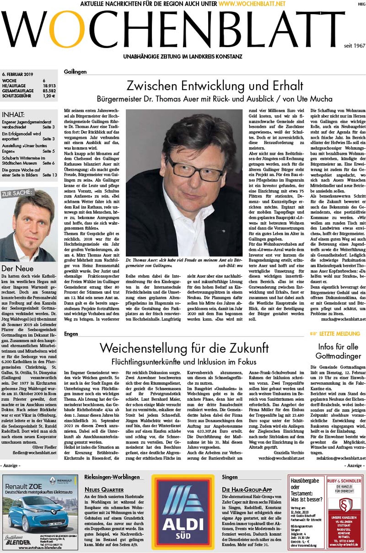 Ausgabe 06 vom 06. Februar 2019