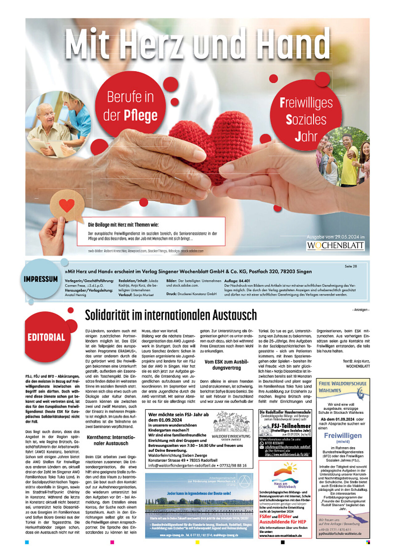 Sonderausgabe vom 19. Mai 2024