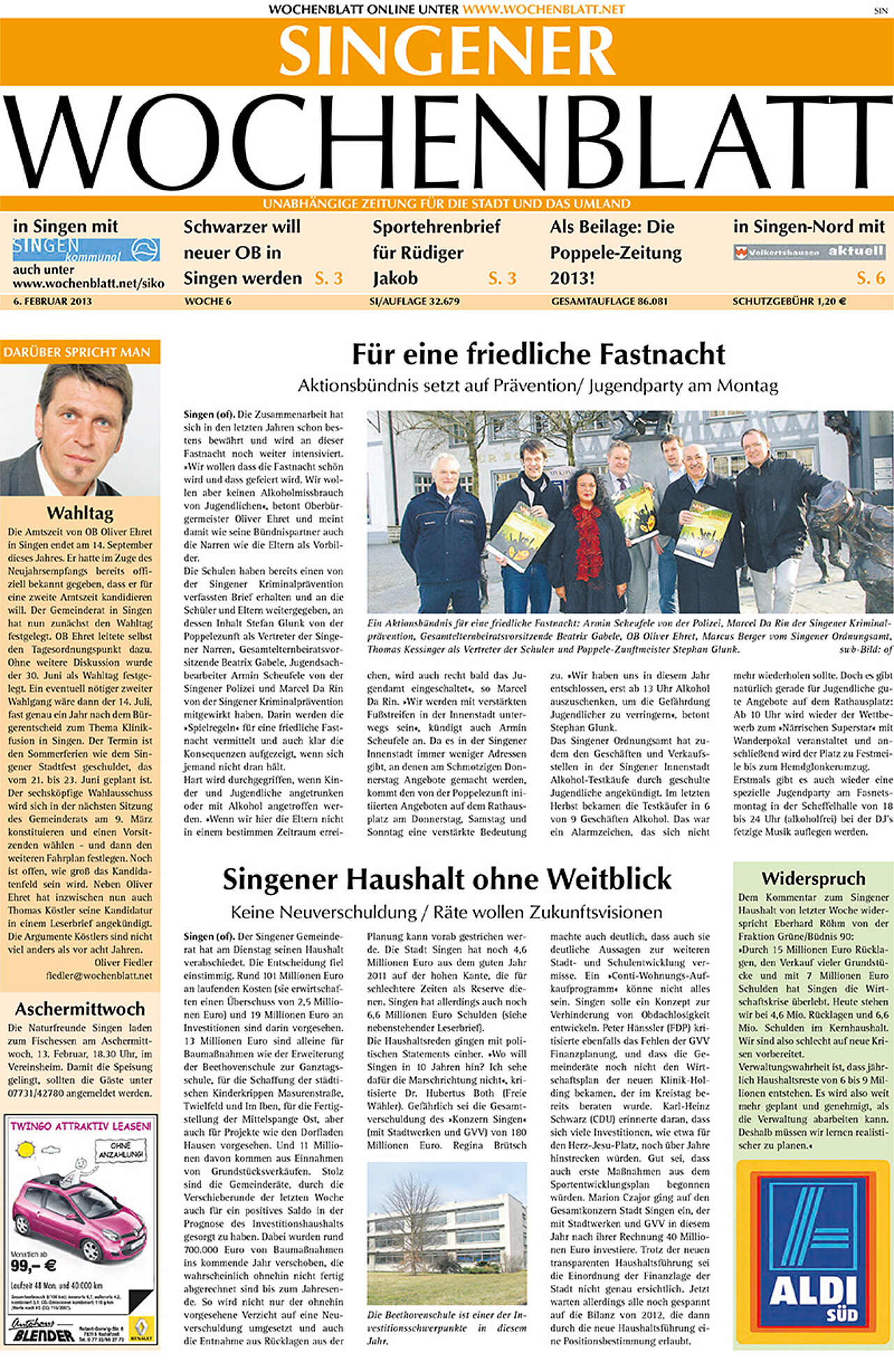 Ausgabe 06 vom 06. Februar 2013