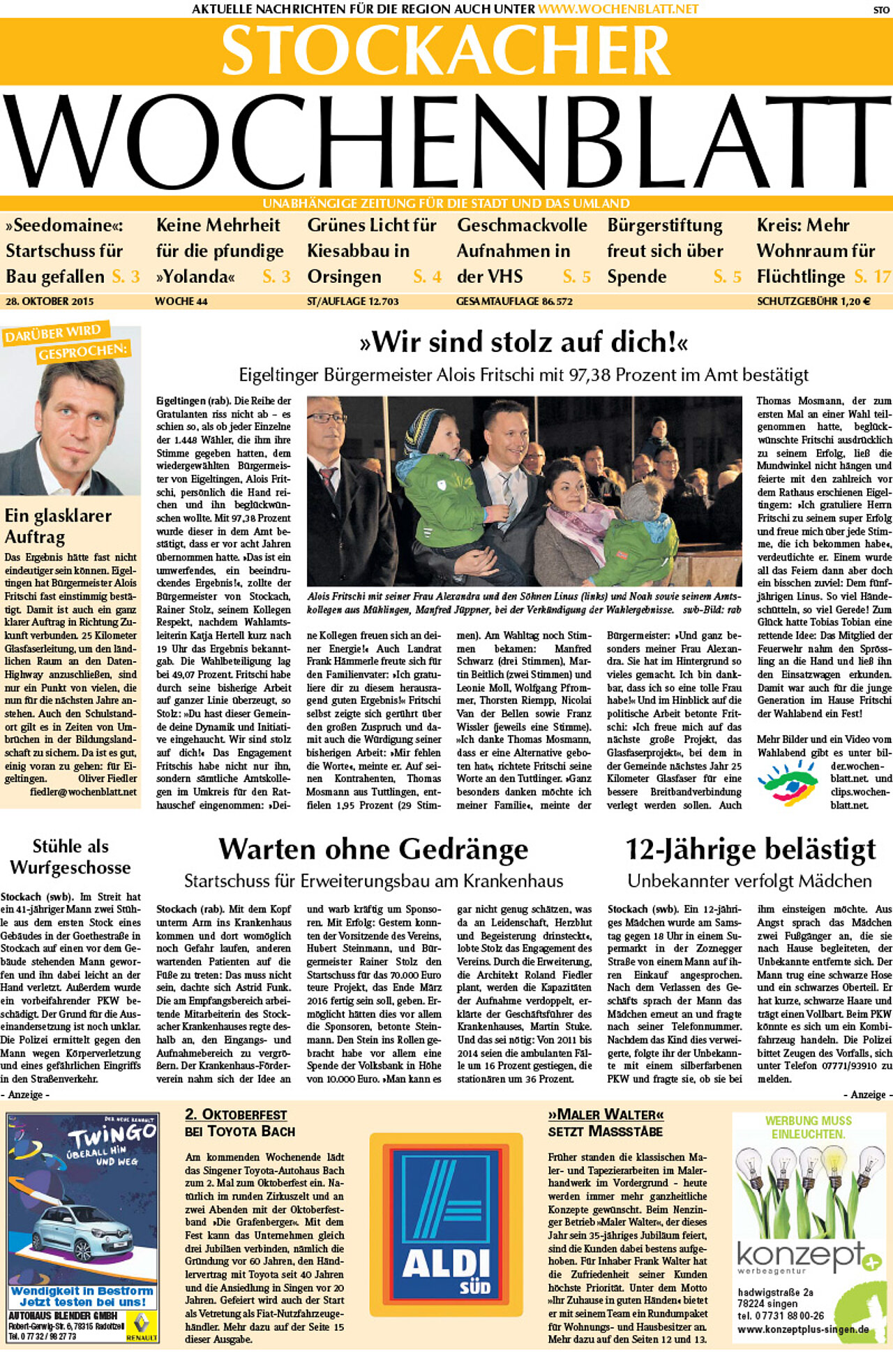 Ausgabe 44 vom 28. Oktober 2015