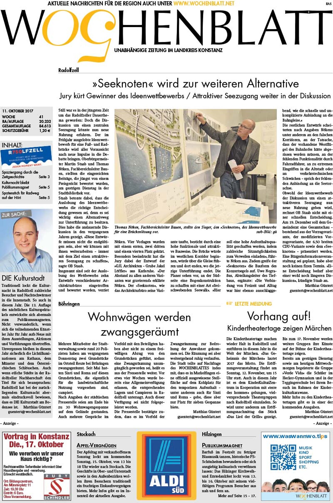 Ausgabe 41 vom 11. Oktober 2017