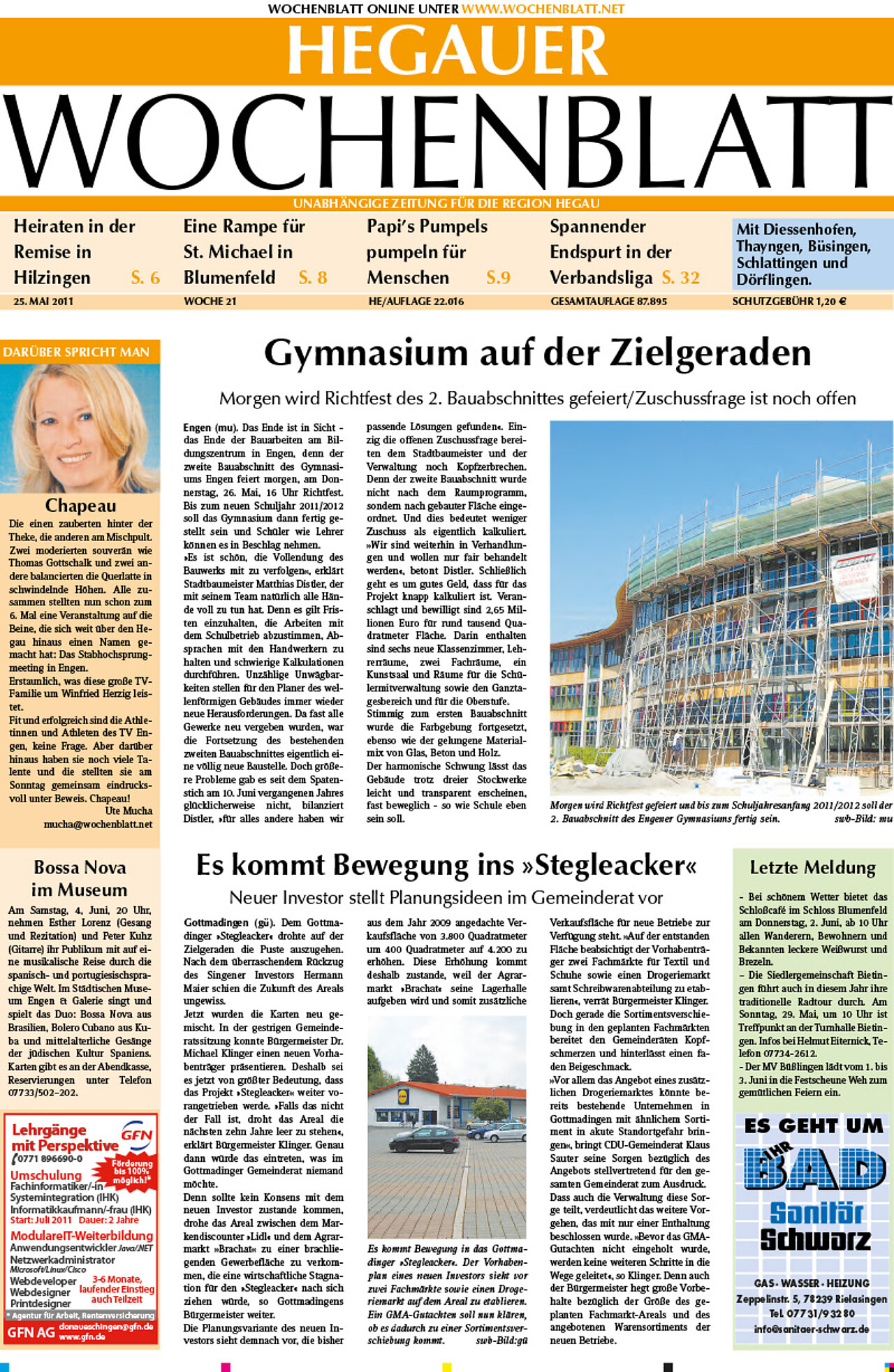 Ausgabe 21 vom 25. Mai 2011