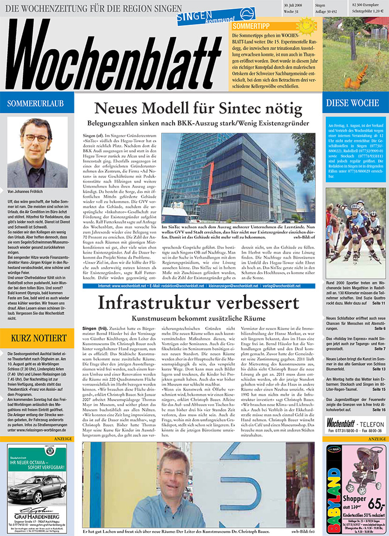 Ausgabe 31 vom 30. Juli 2008