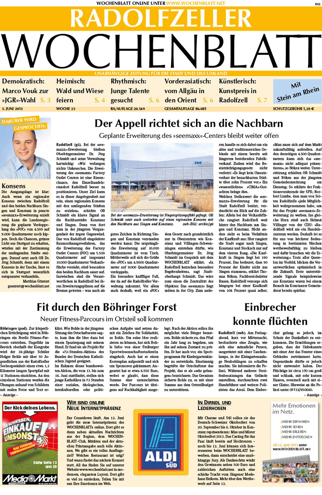 Ausgabe 23 vom 05. Juni 2013