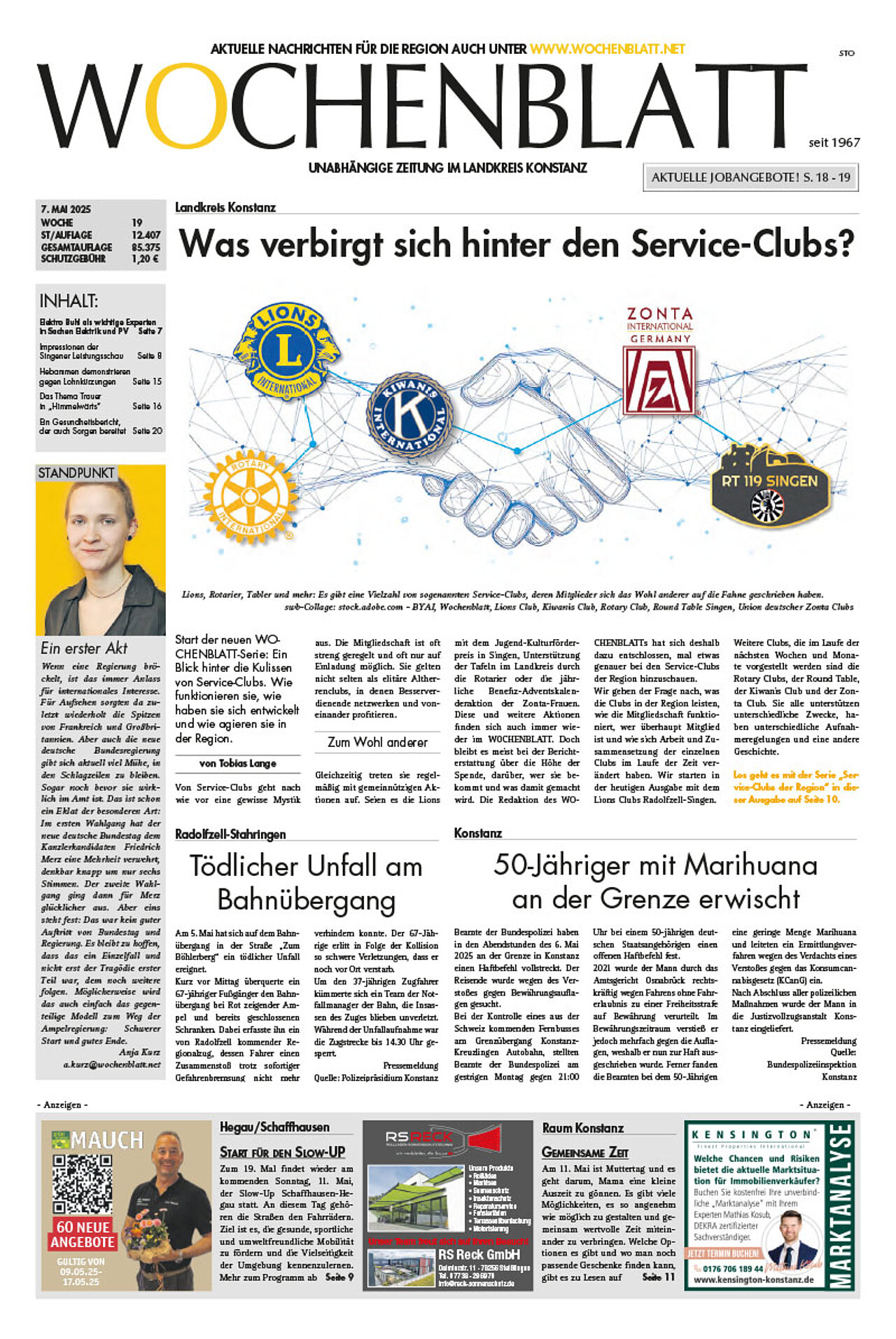Ausgabe 19 vom 7. Mai 2025